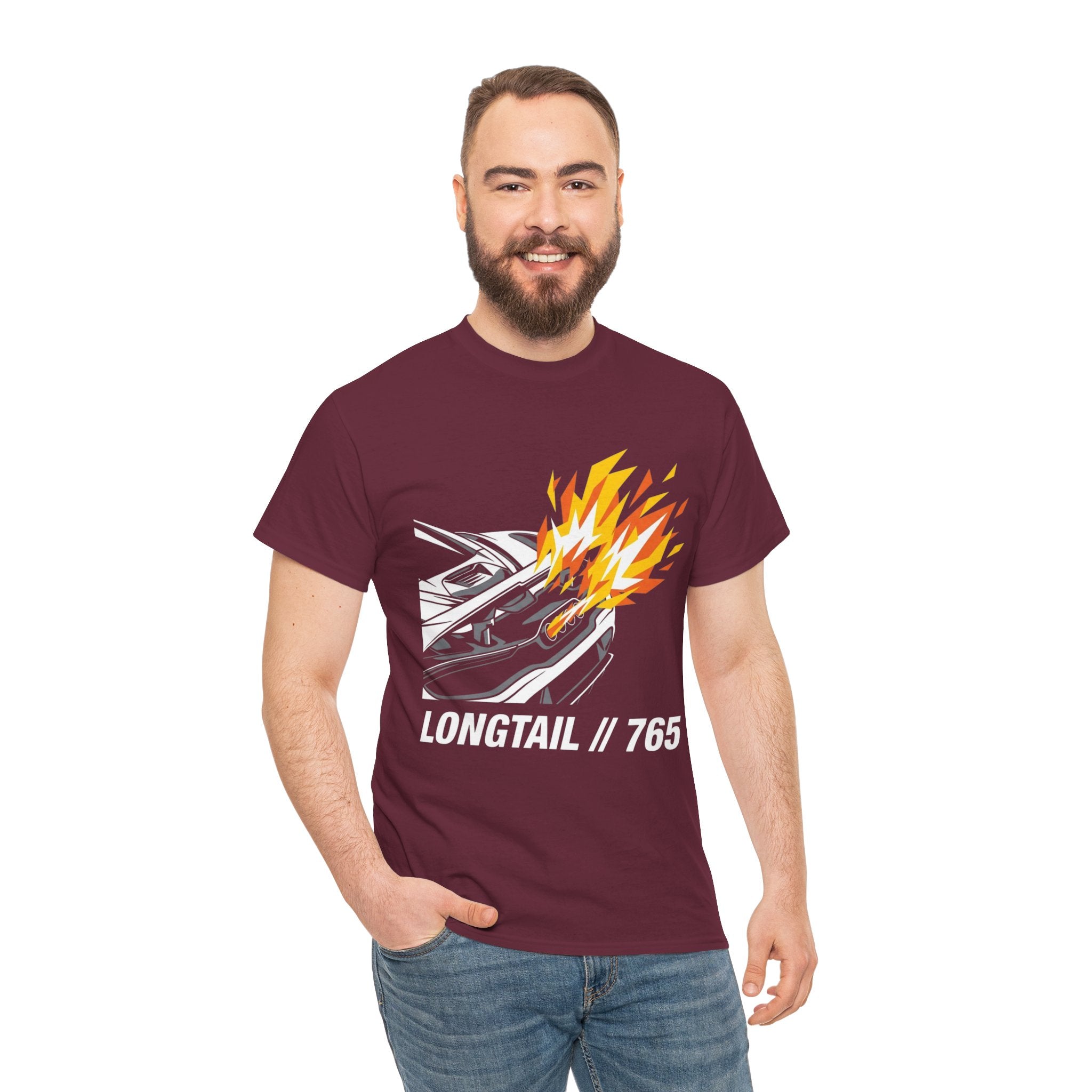 Unisex Heavy Cotton Tee — 765LT Flames