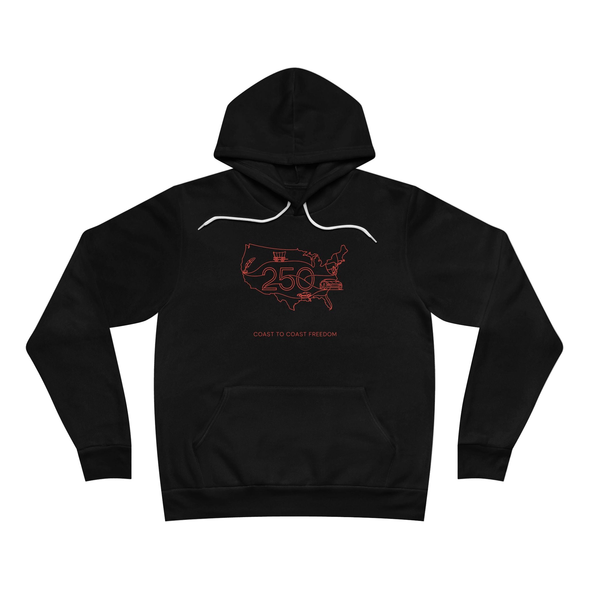 Unisex Sponge Fleece Pullover Hoodie — Coast-to-Coast Freedom