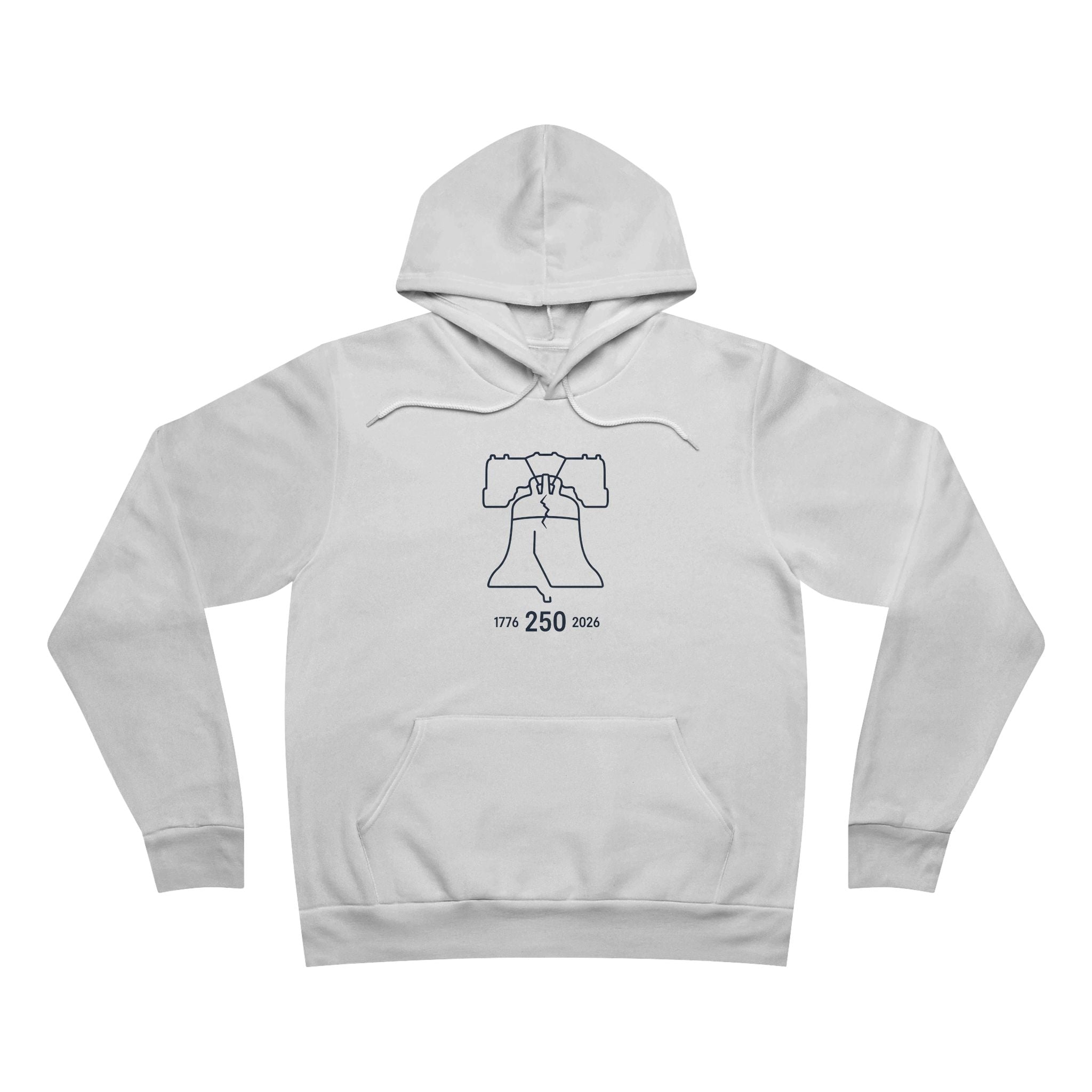 Unisex Sponge Fleece Pullover Hoodie — Liberty Bell 250th Anniversary