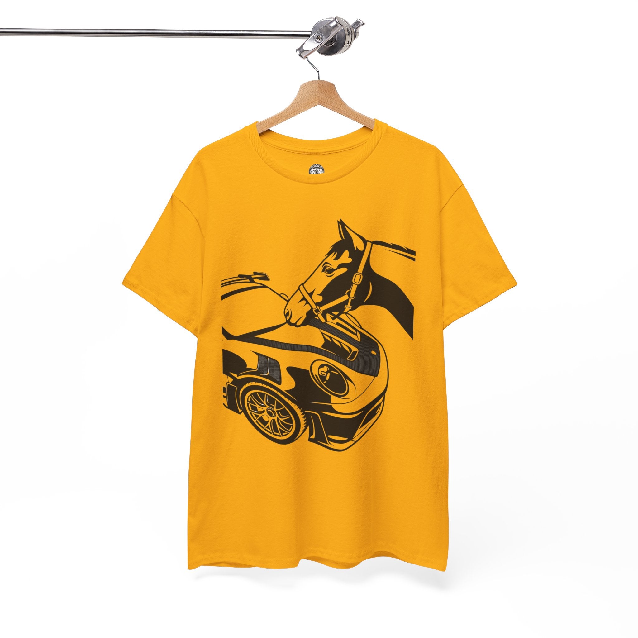 Unisex Heavy Cotton Tee — 992 vs Horse (Viral Video)