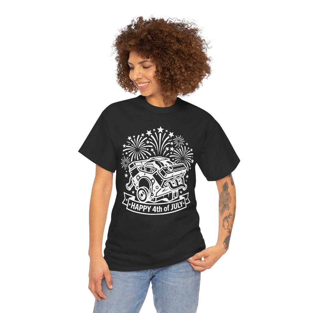 Unisex Heavy Cotton Tee — V8/Fireworks