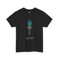 Unisex Heavy Cotton Tee — Illuminate the Future Torch