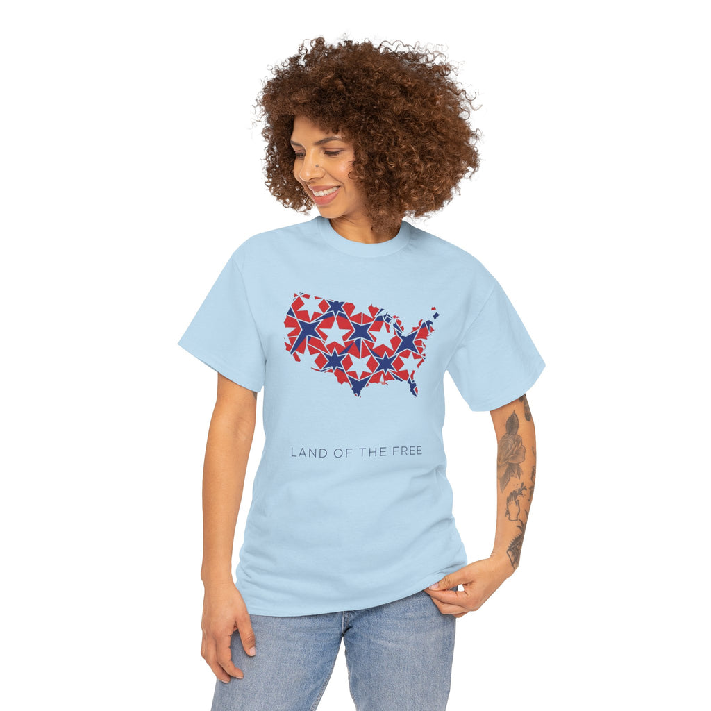Unisex Heavy Cotton Tee — Land of the Free