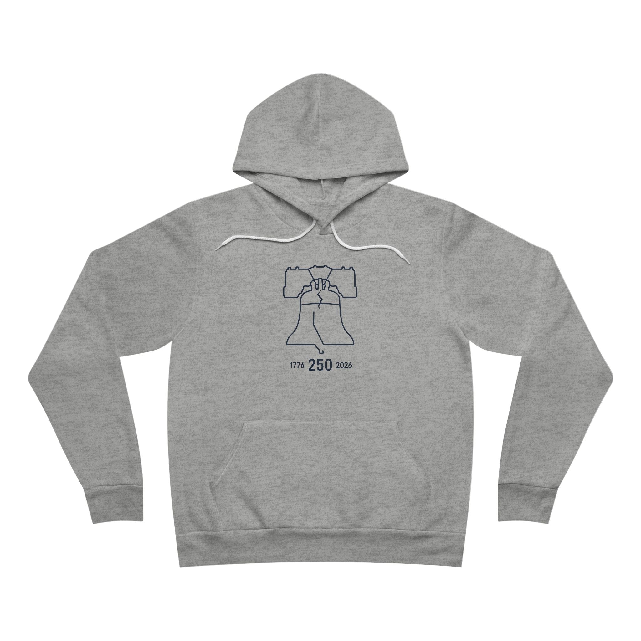 Unisex Sponge Fleece Pullover Hoodie — Liberty Bell 250th Anniversary