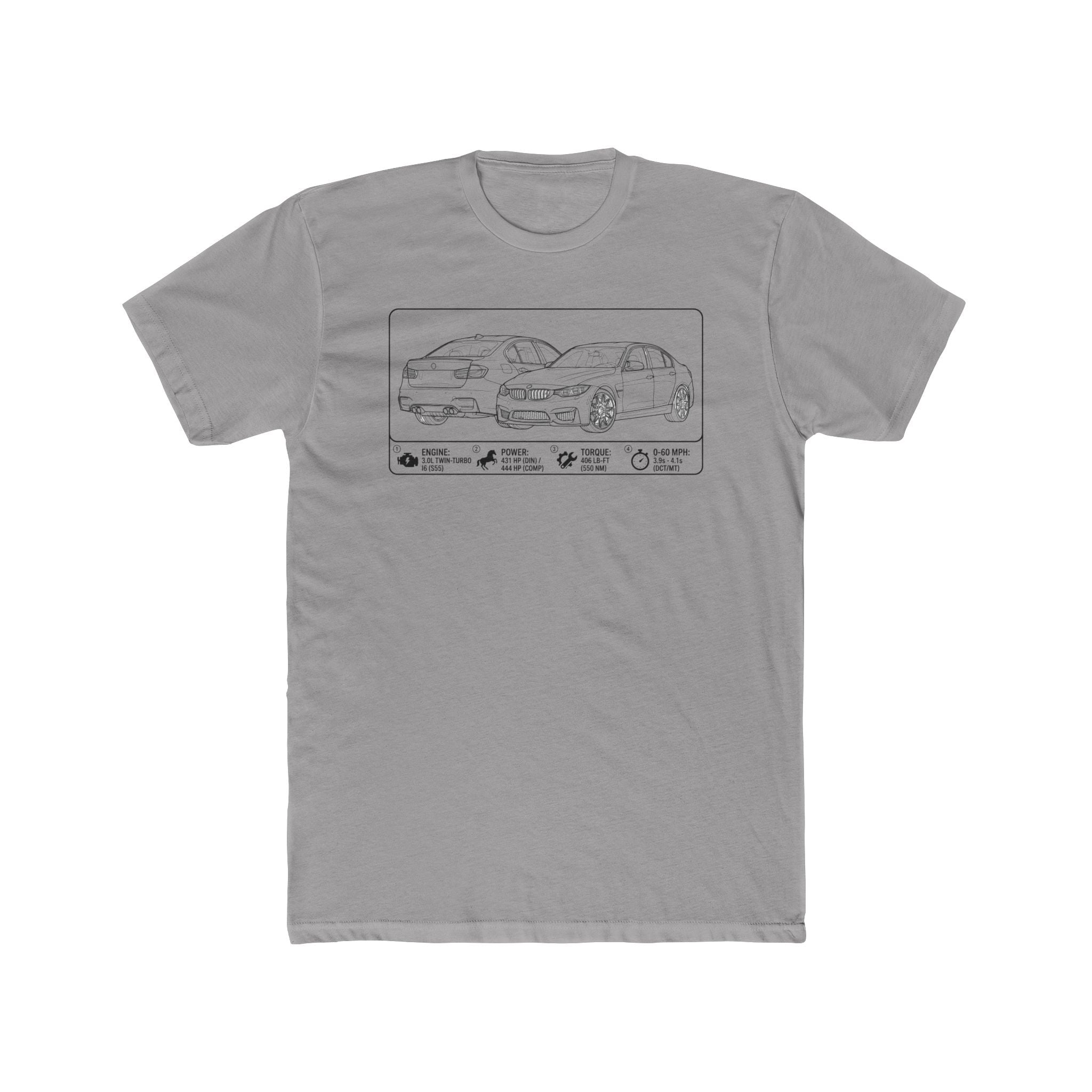 Men's Cotton Crew Tee — F80 Blueprint