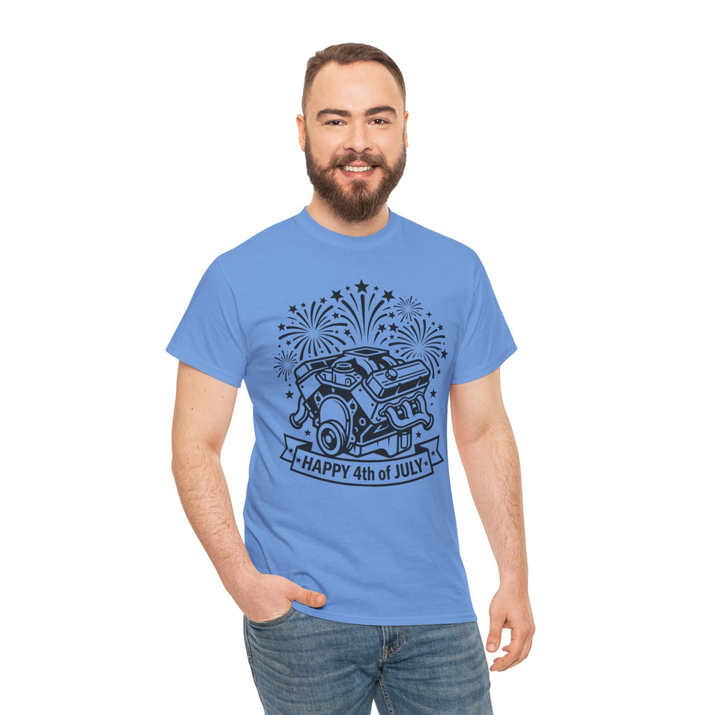 Unisex Heavy Cotton Tee — V8/Fireworks