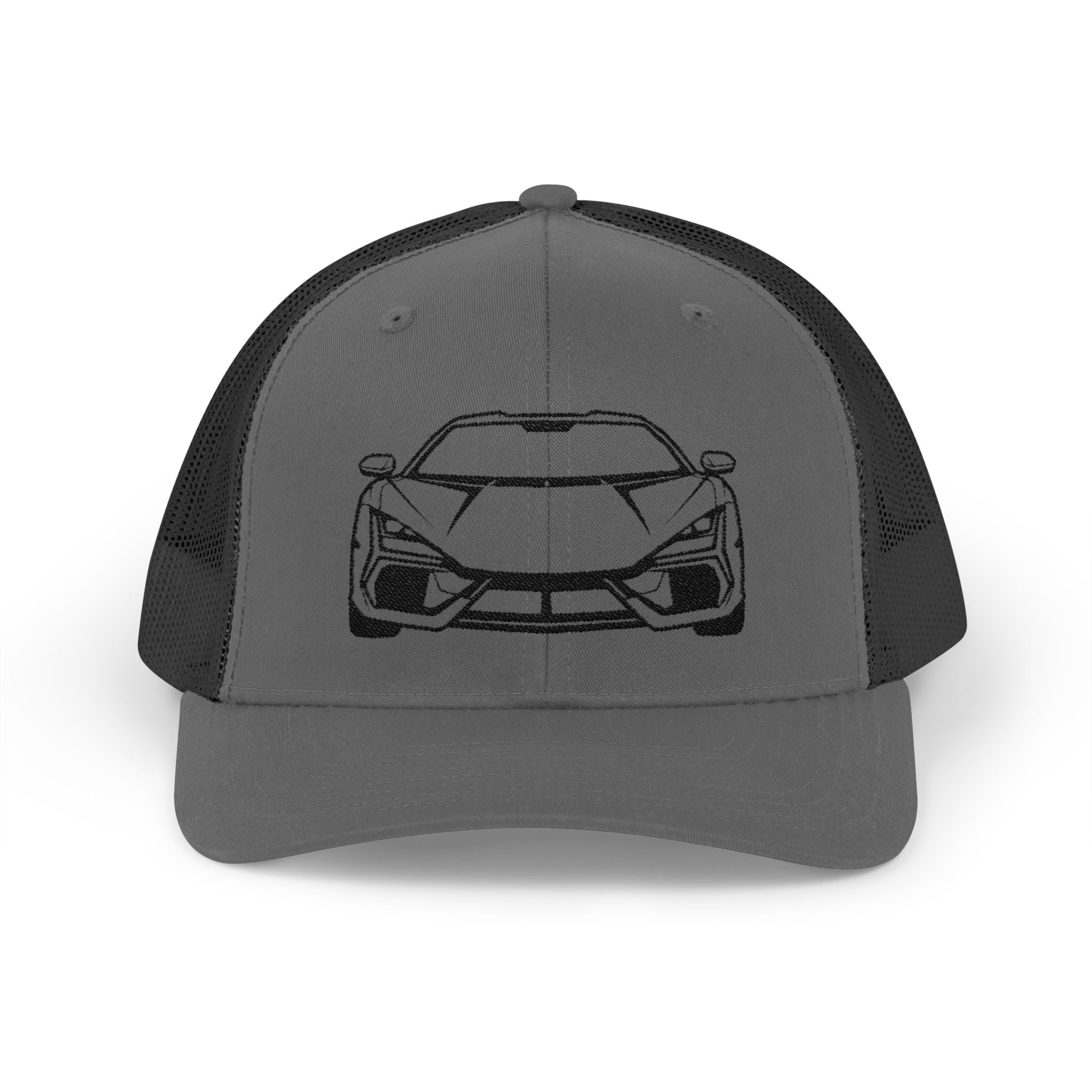 Snapback Trucker Cap — V12 Hybrid Minimalist Outline