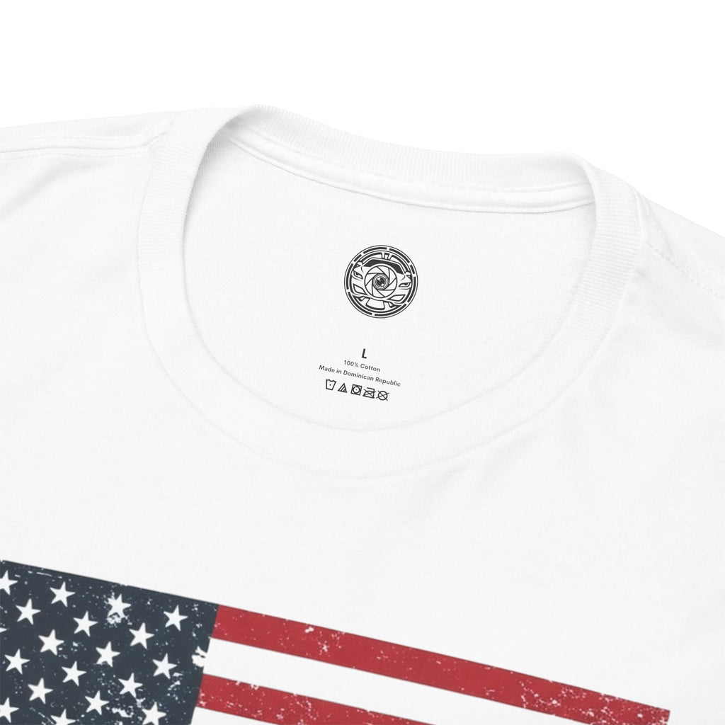 Unisex Heavy Cotton Tee — Explore America: Legacy of Adventure