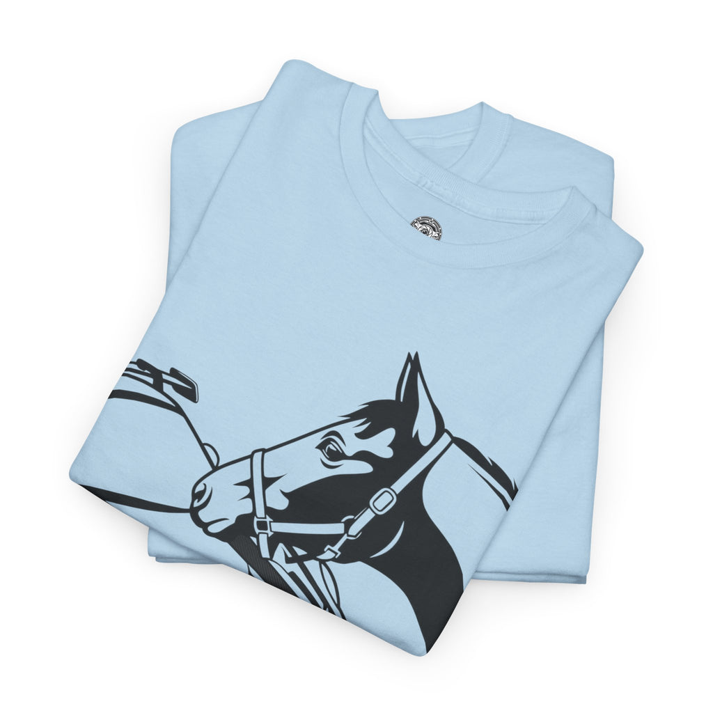 Unisex Heavy Cotton Tee — 992 vs Horse (Viral Video)