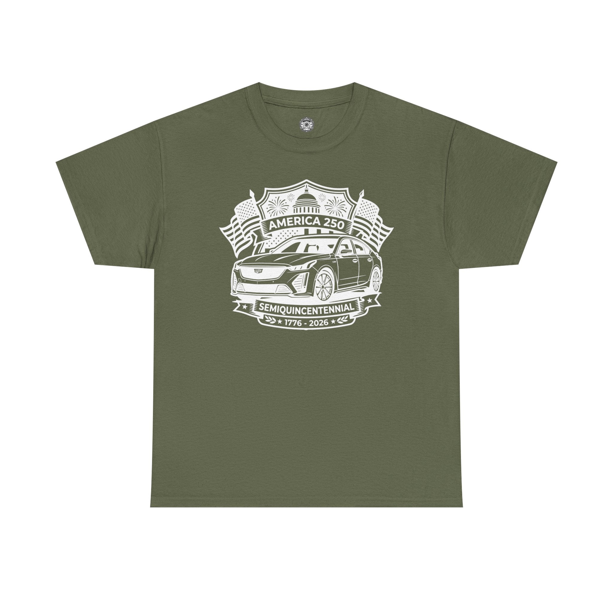 Unisex Heavy Cotton Tee — 4th of July — American Sedan