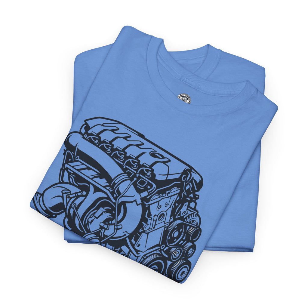 Unisex Heavy Cotton Tee — Engine Illustration (DAZA)