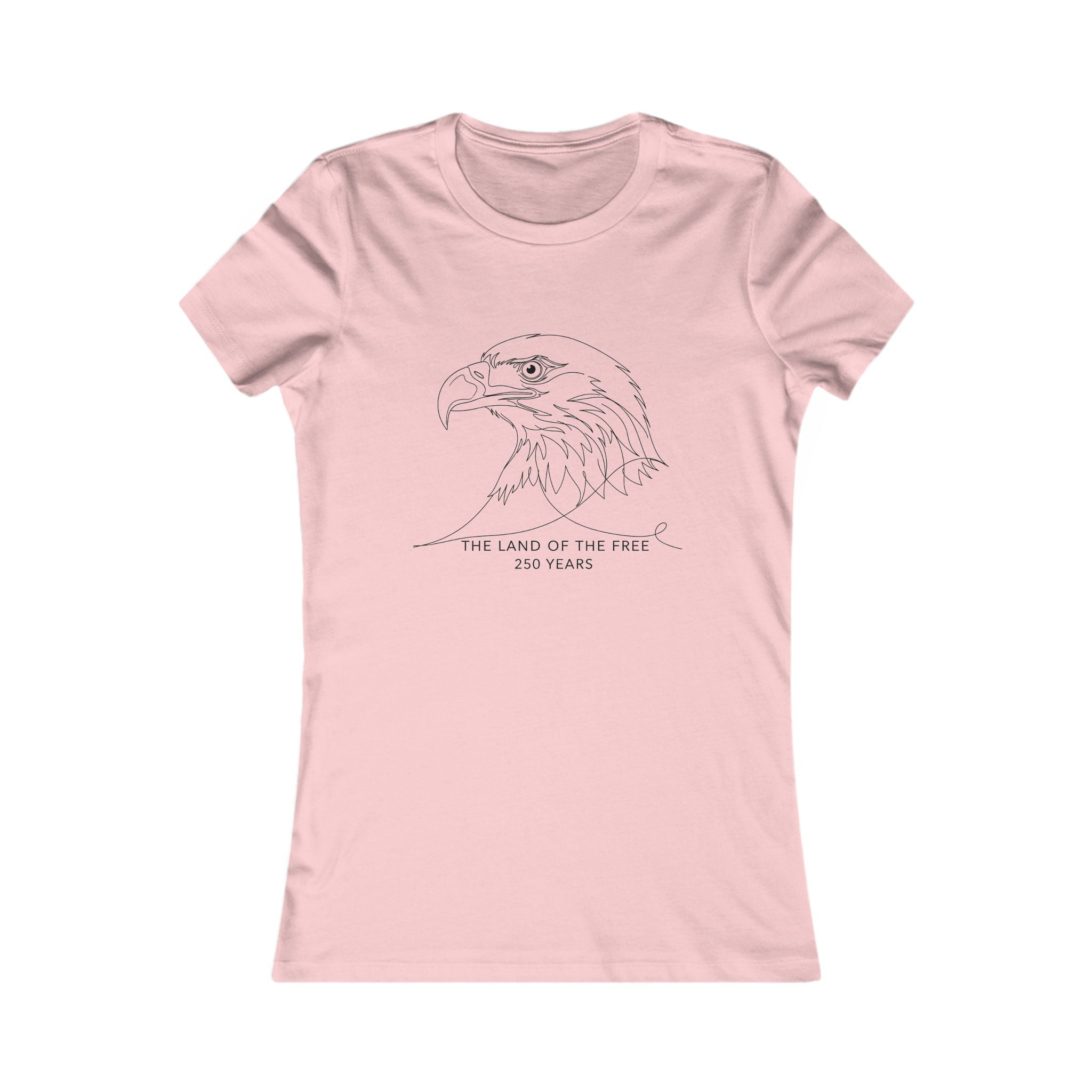 Women's Tee — Vintage Eagle "The Land of the Free"