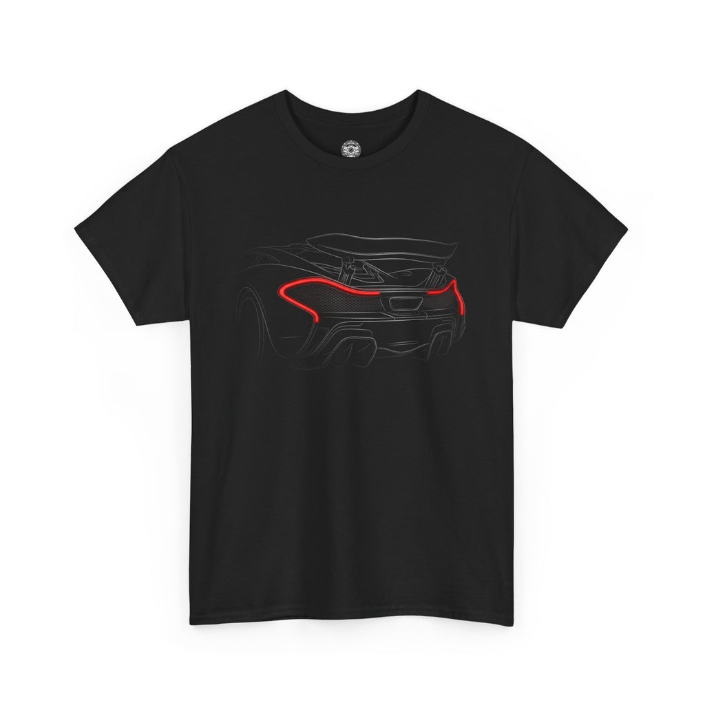 Unisex Heavy Cotton Tee — P1 Rear Silhouette