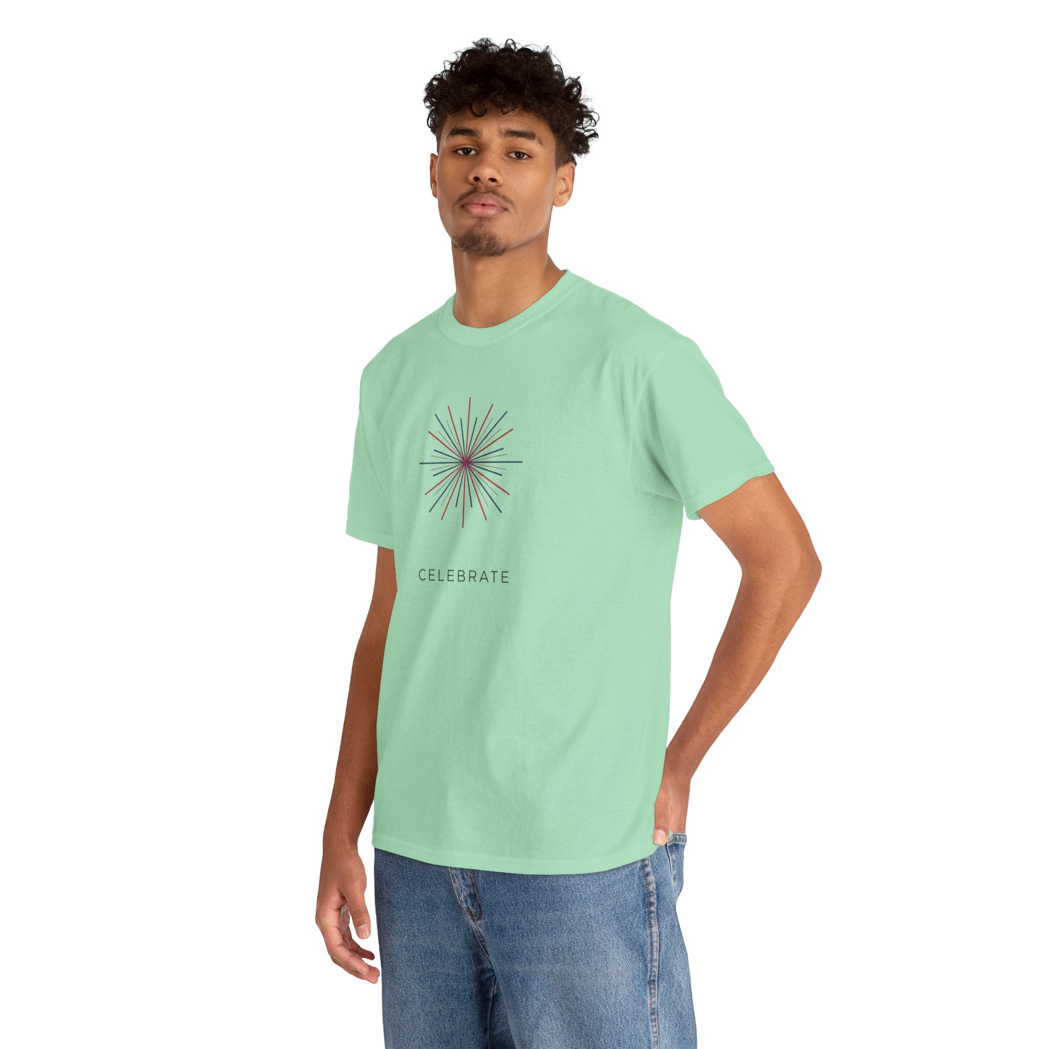 Unisex Heavy Cotton Tee — Celebrate 4th of July