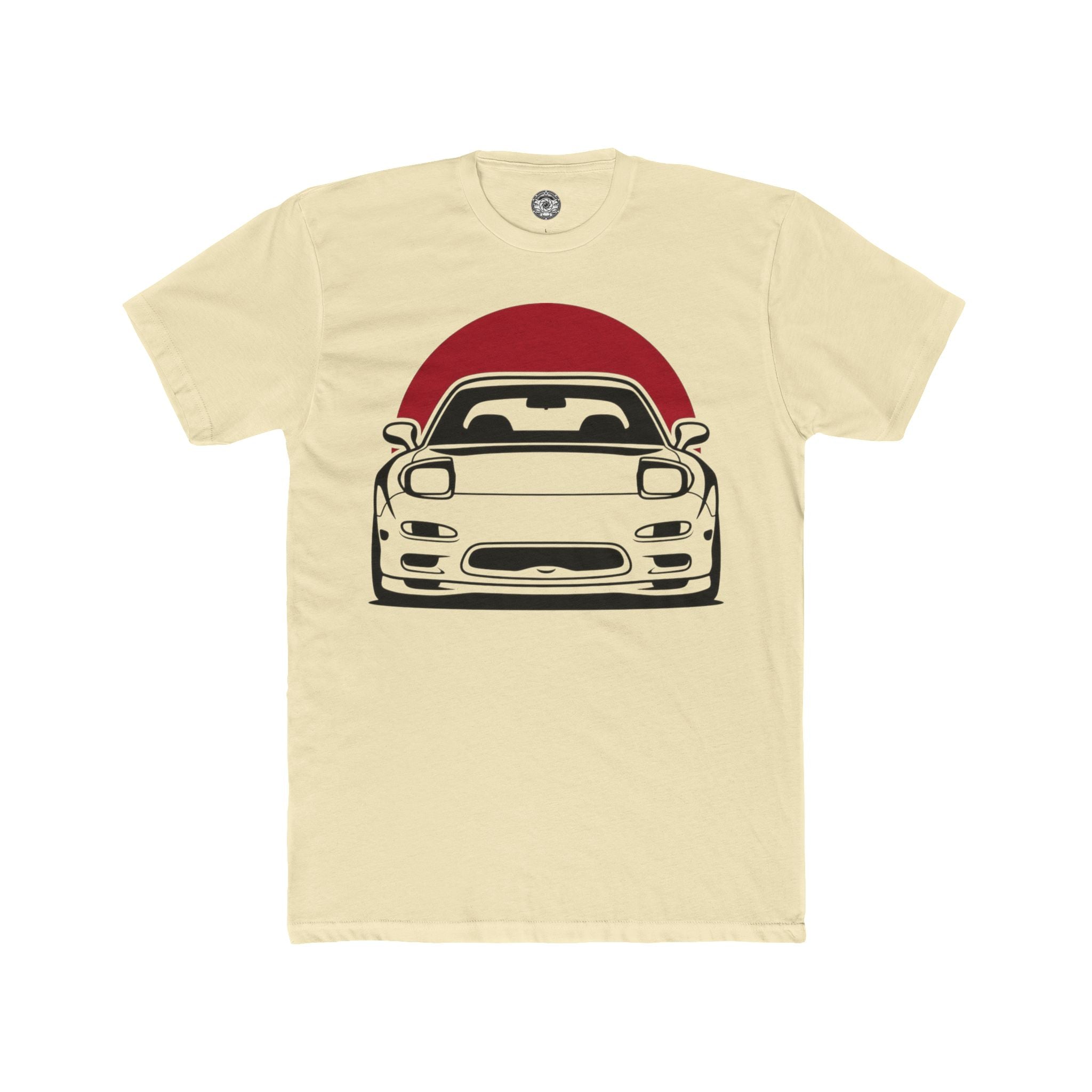Men's Cotton Crew Tee — JDM Sunset