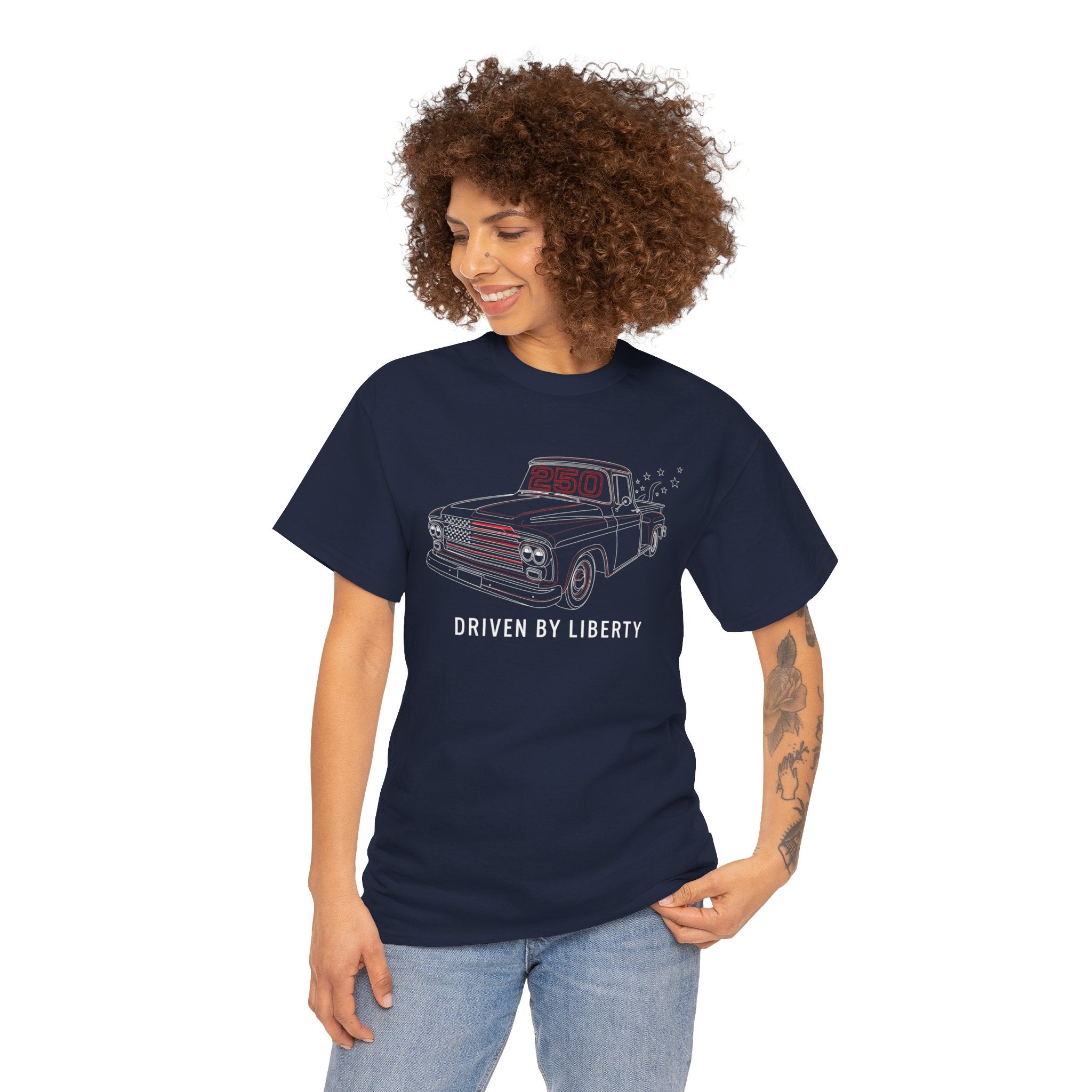 Unisex Heavy Cotton Tee — Driven by Liberty