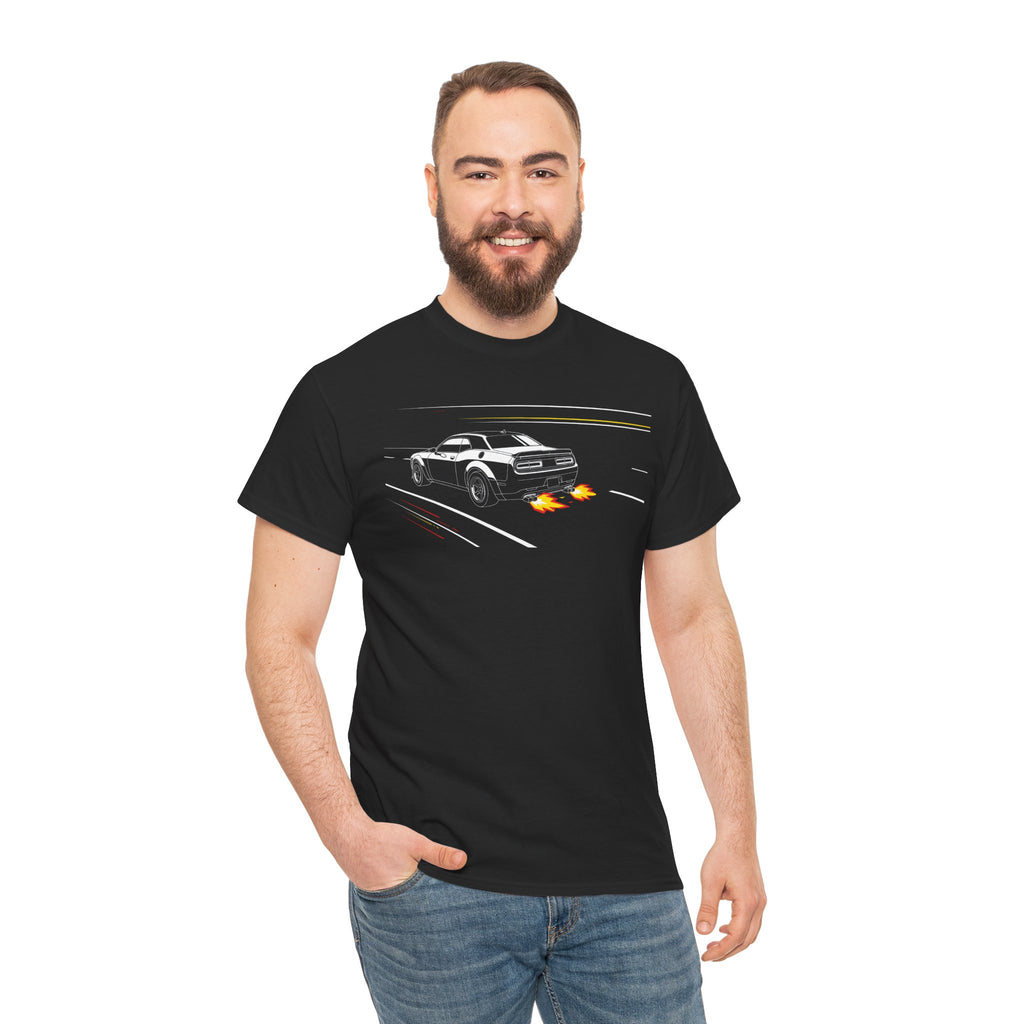 Unisex Heavy Cotton Tee — Challenger Backfire