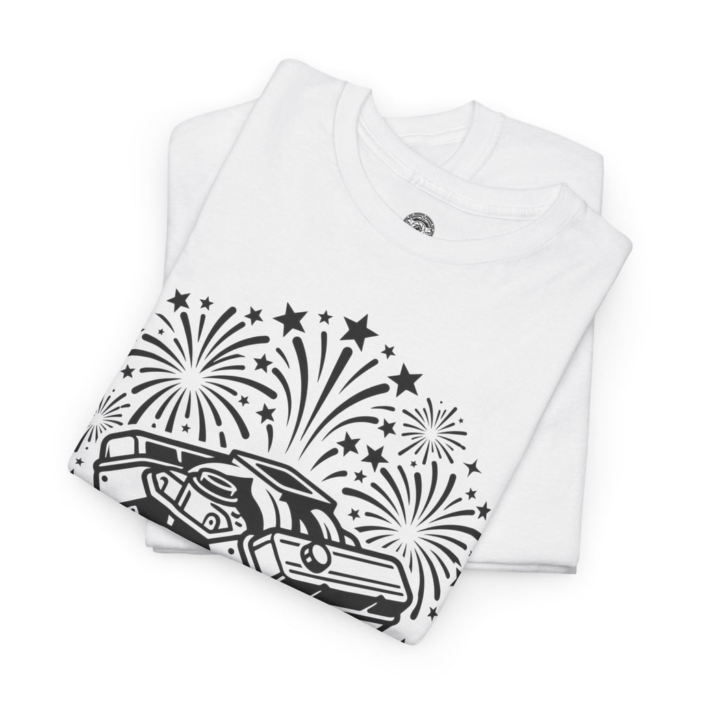 Unisex Heavy Cotton Tee — V8/Fireworks