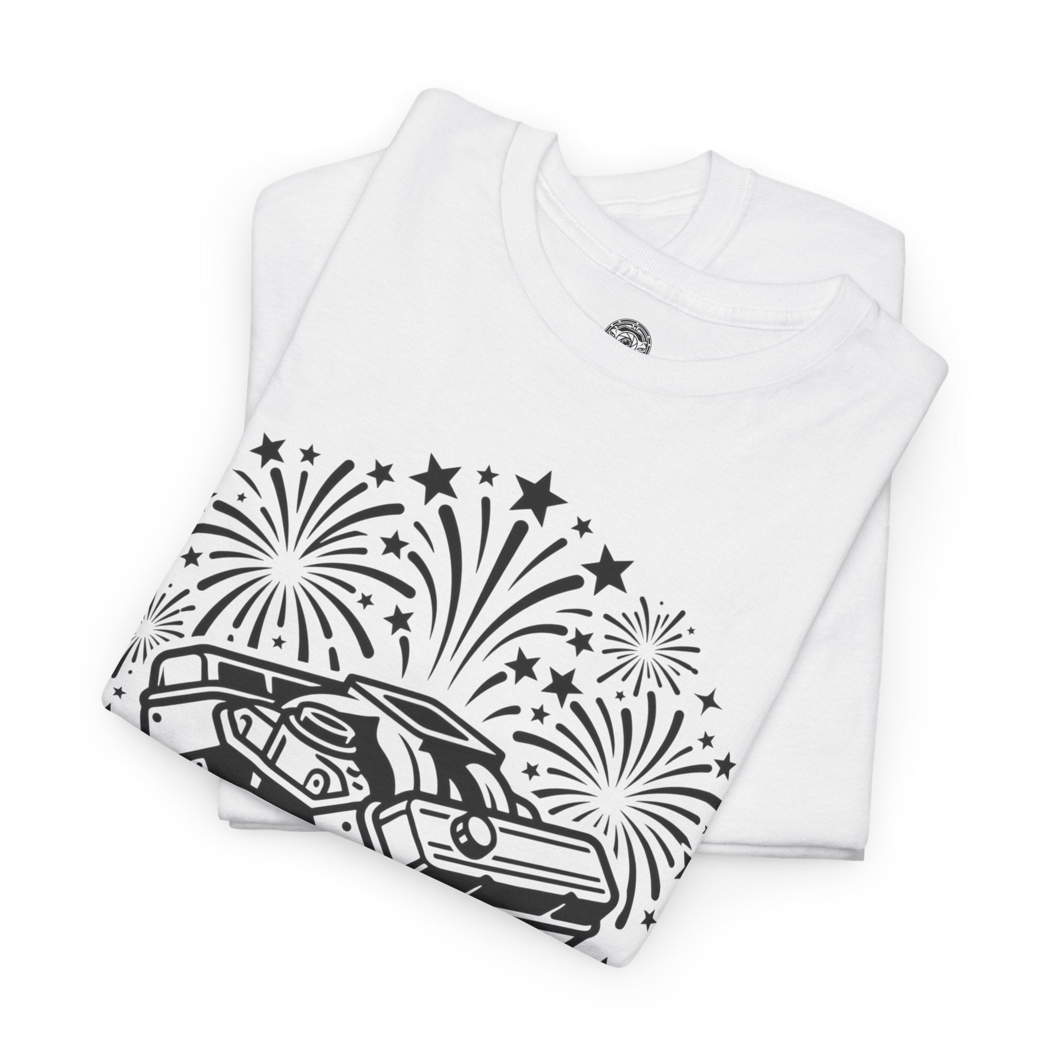 Unisex Heavy Cotton Tee — V8/Fireworks