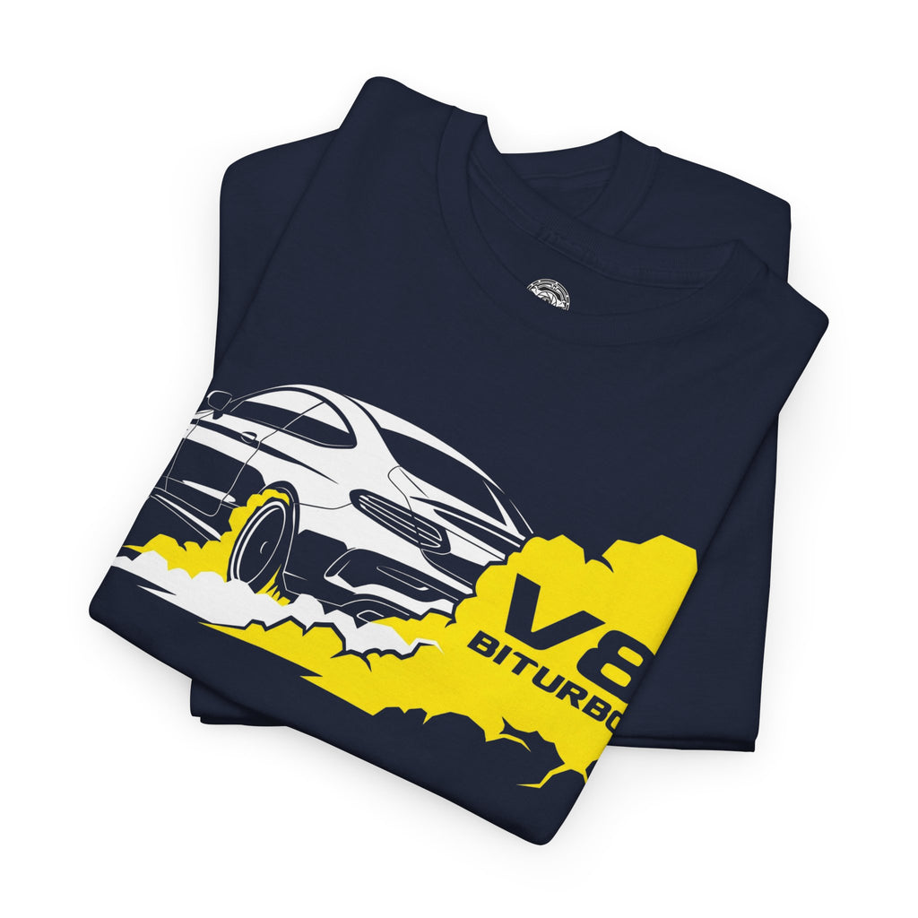 Unisex Heavy Cotton Tee — V8 Biturbo Burnout