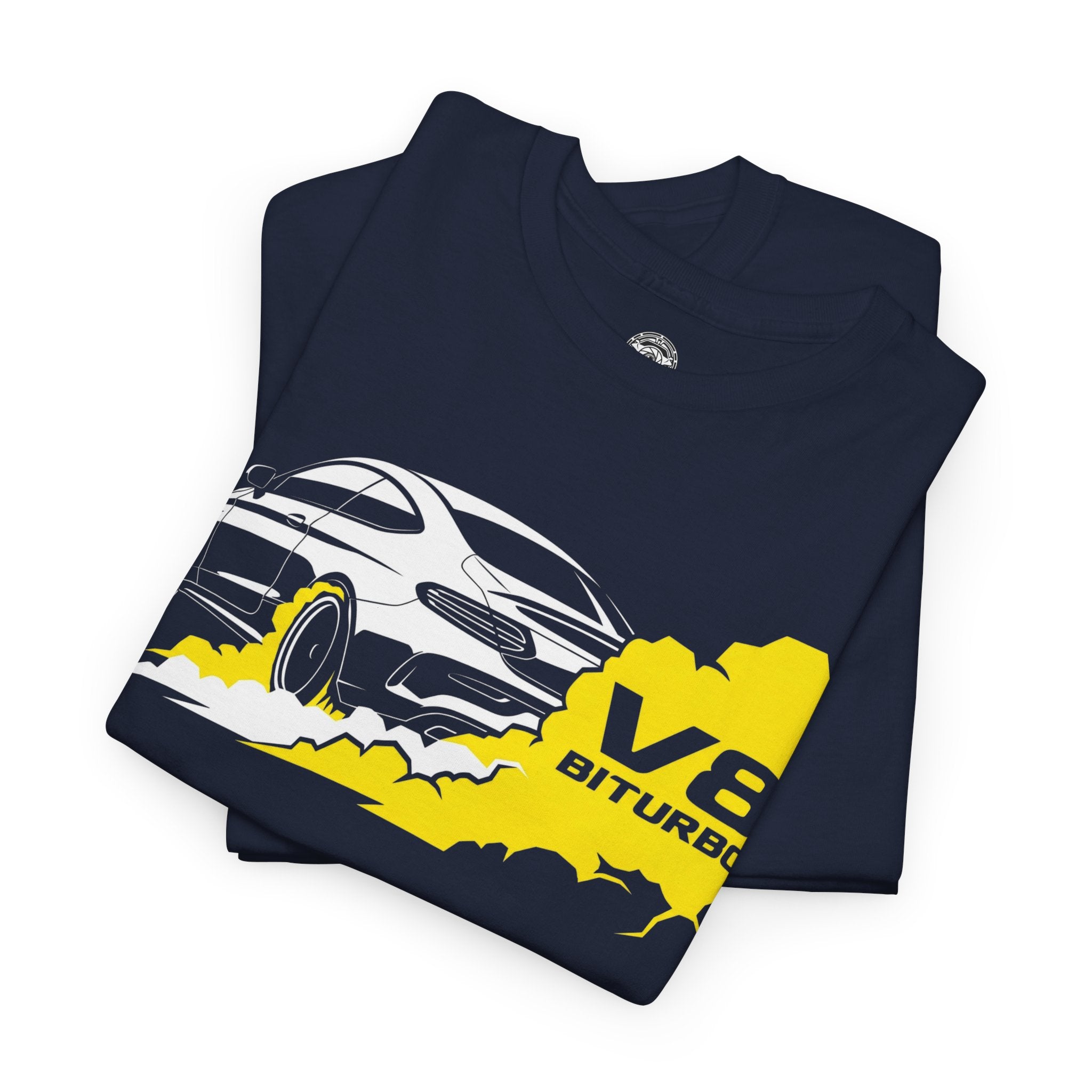 Unisex Heavy Cotton Tee — V8 Biturbo Burnout