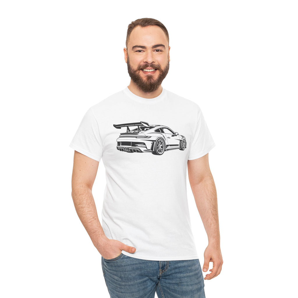 Unisex Heavy Cotton Tee — 992 Rear Profile