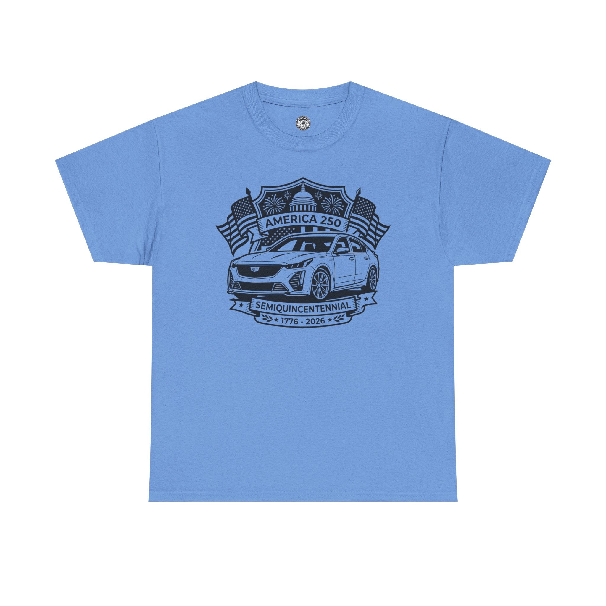Unisex Heavy Cotton Tee — 4th of July — American Sedan