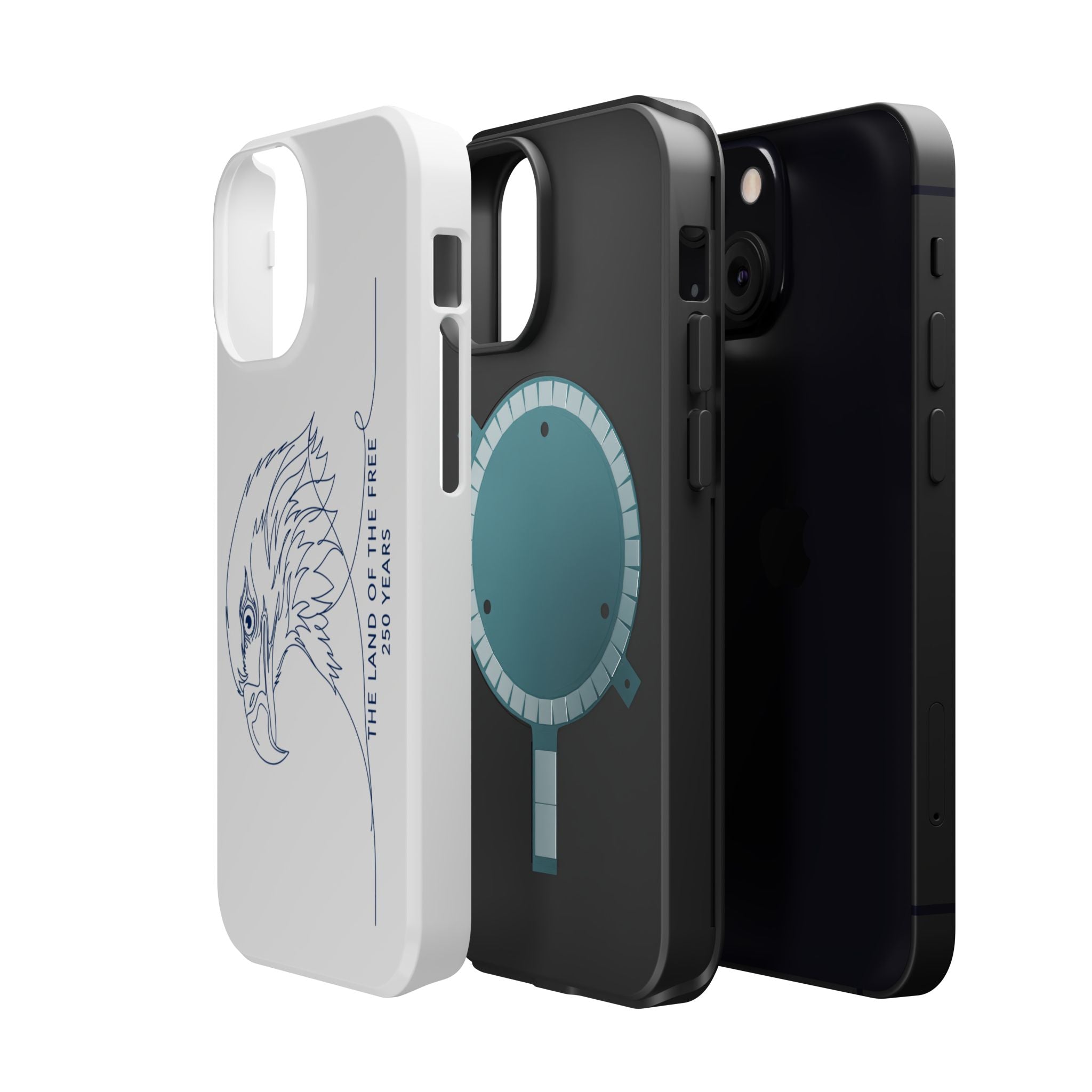 Magnetic Impact-Resistant Phone Case — "The Land of the Free" 250 Years