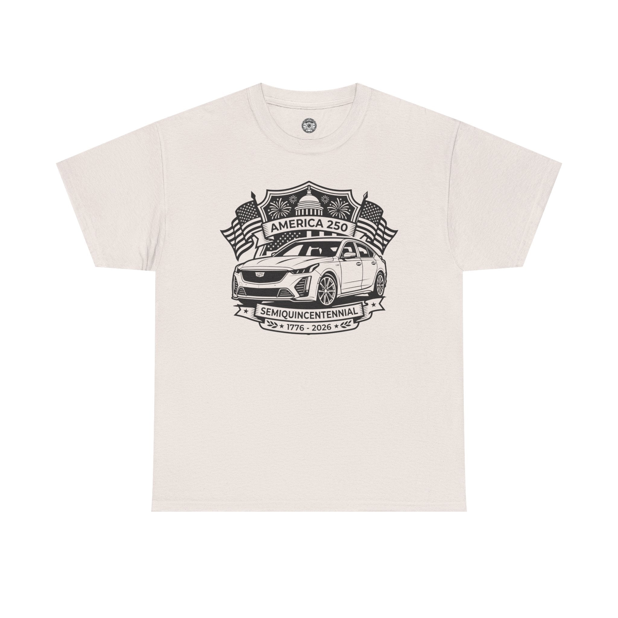 Unisex Heavy Cotton Tee — 4th of July — American Sedan
