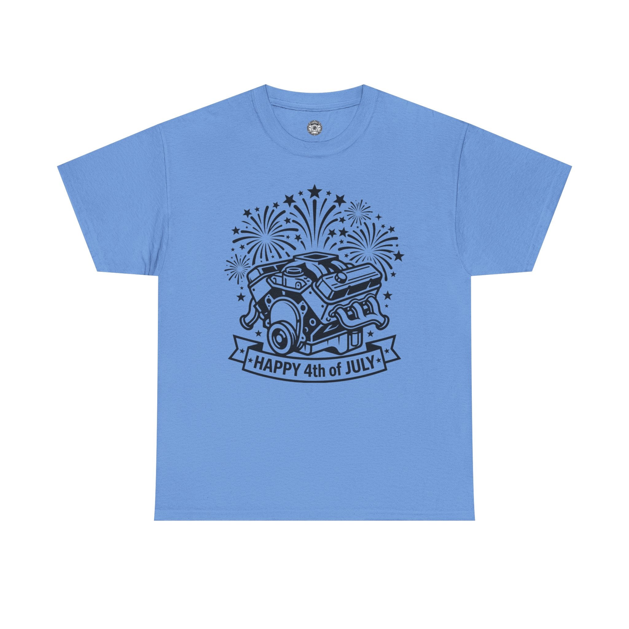 Unisex Heavy Cotton Tee — 4th of July — V8/Fireworks