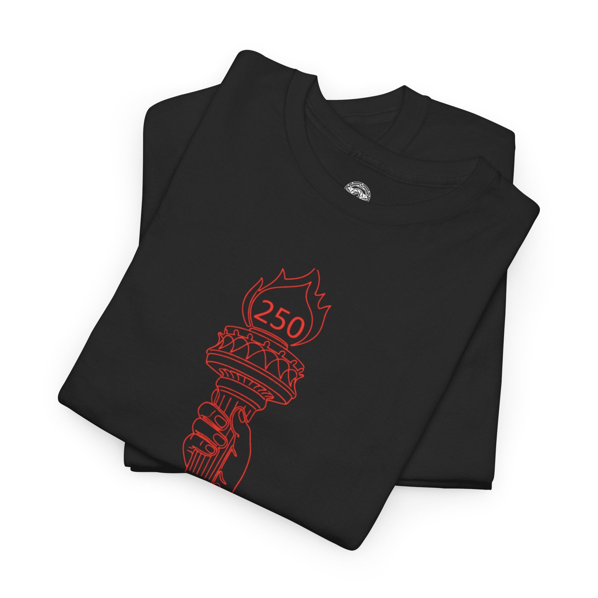 Unisex Heavy Cotton Tee — Liberty Torch 250th Anniversary