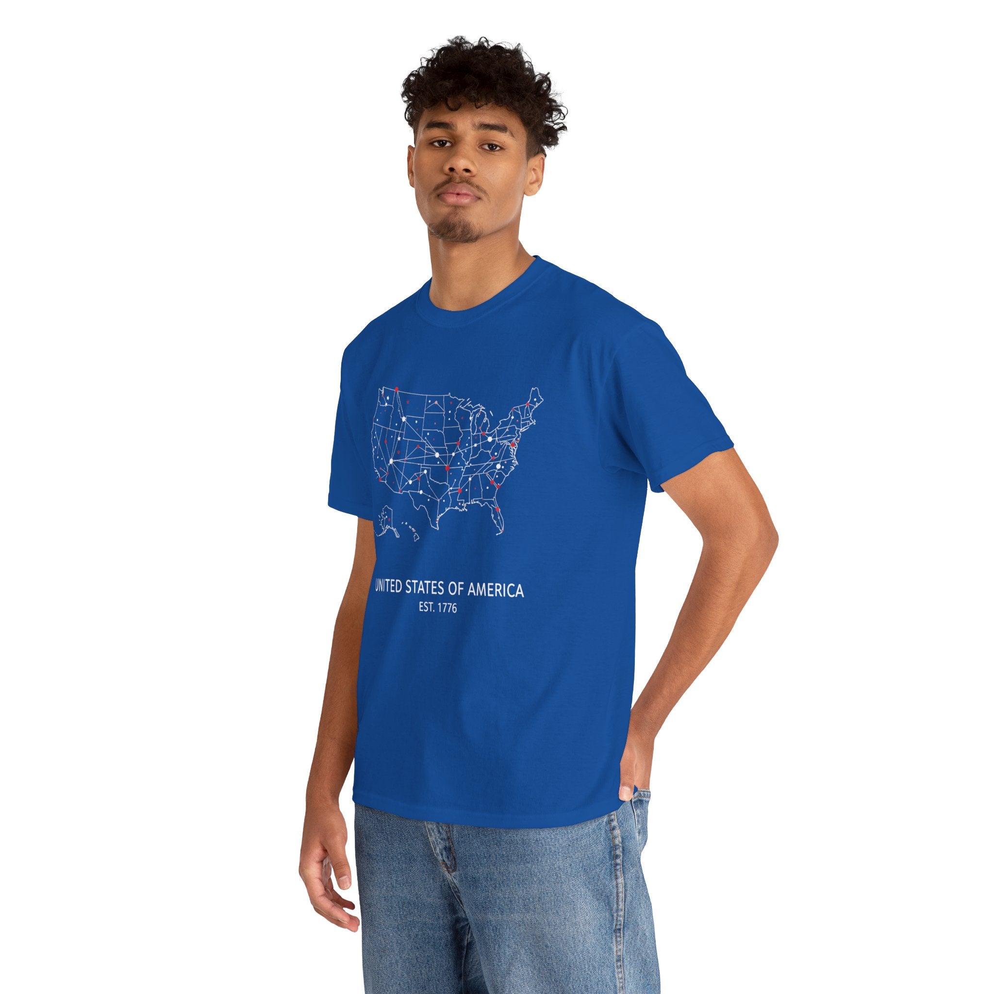 Unisex Heavy Cotton Tee — United States of America Est. 1776