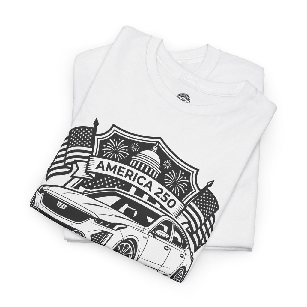 Unisex Heavy Cotton Tee — 4th of July — American Sedan