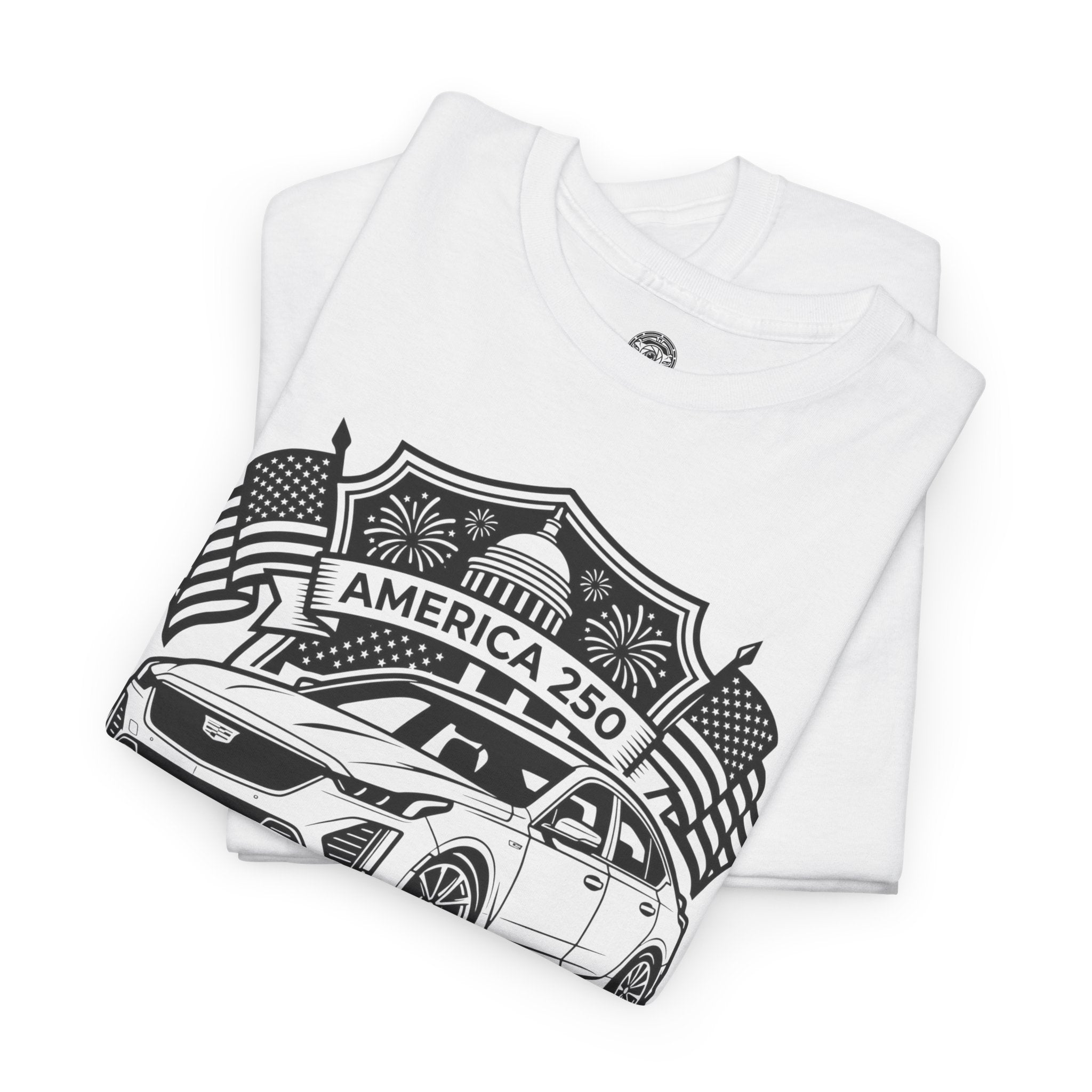 Unisex Heavy Cotton Tee — 4th of July — American Sedan