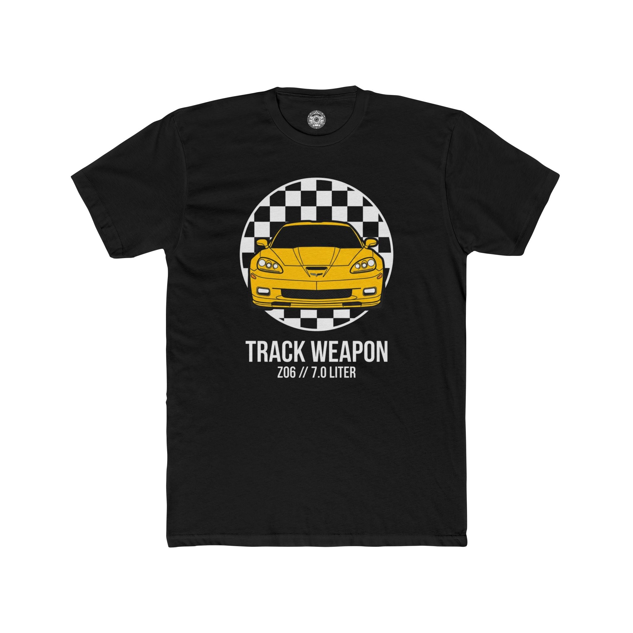 Men's Cotton Crew Tee — Track Weapon