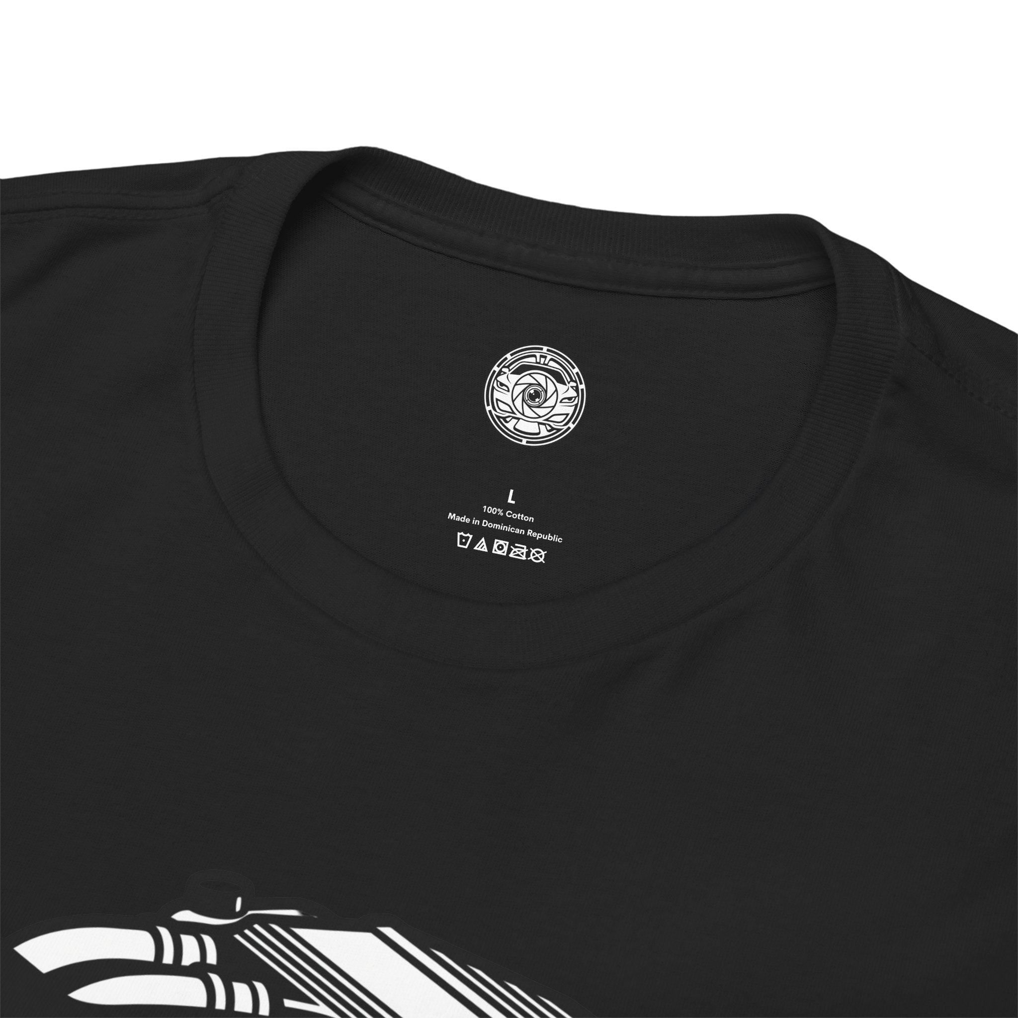 Unisex Heavy Cotton Tee — Engine Illustration (S58)