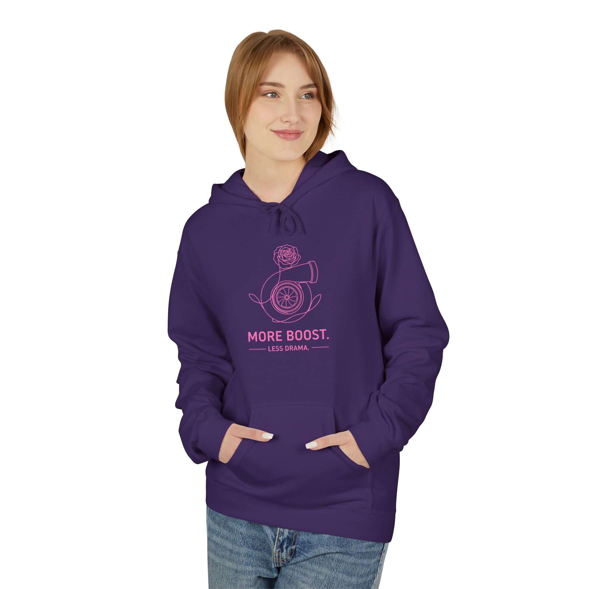 Women's Midweight Softsyle Fleece Hoodie — More Boost. Less Drama.