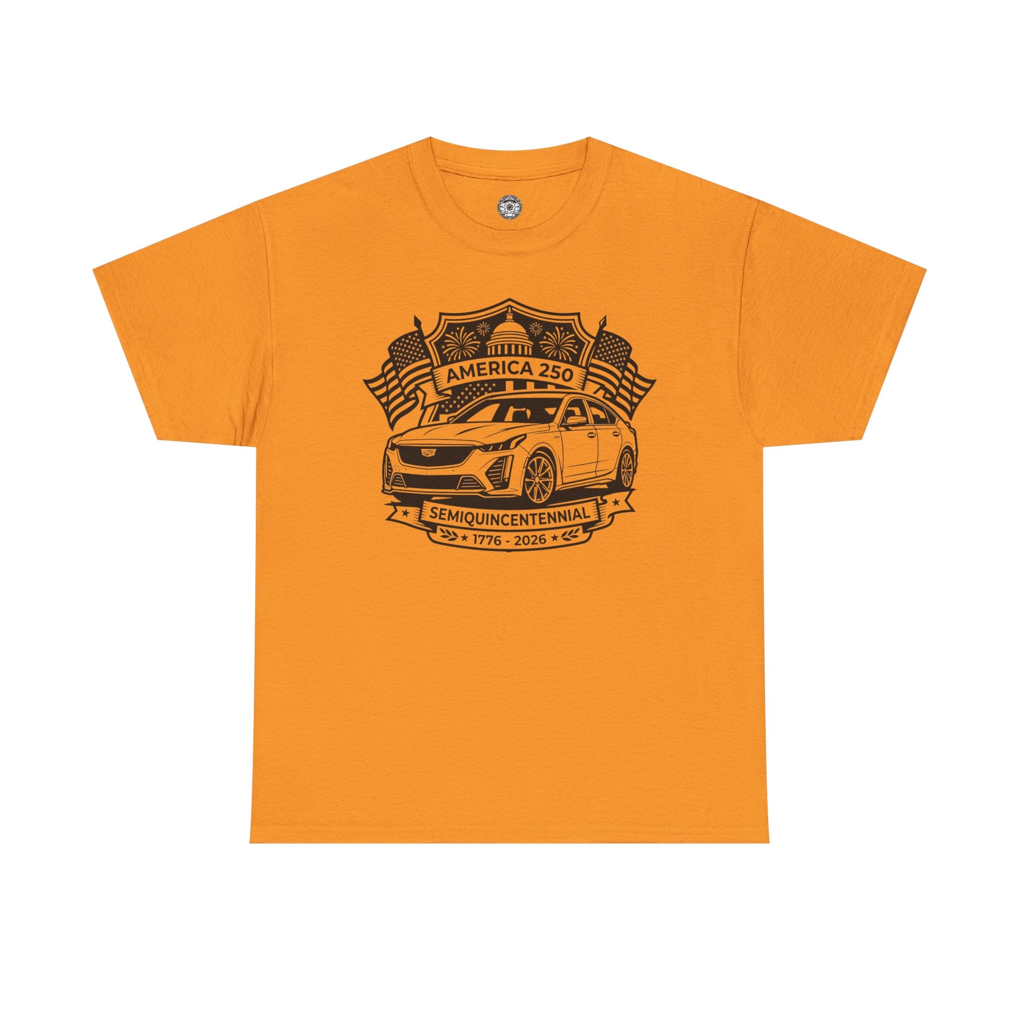 Unisex Heavy Cotton Tee — 4th of July — American Sedan