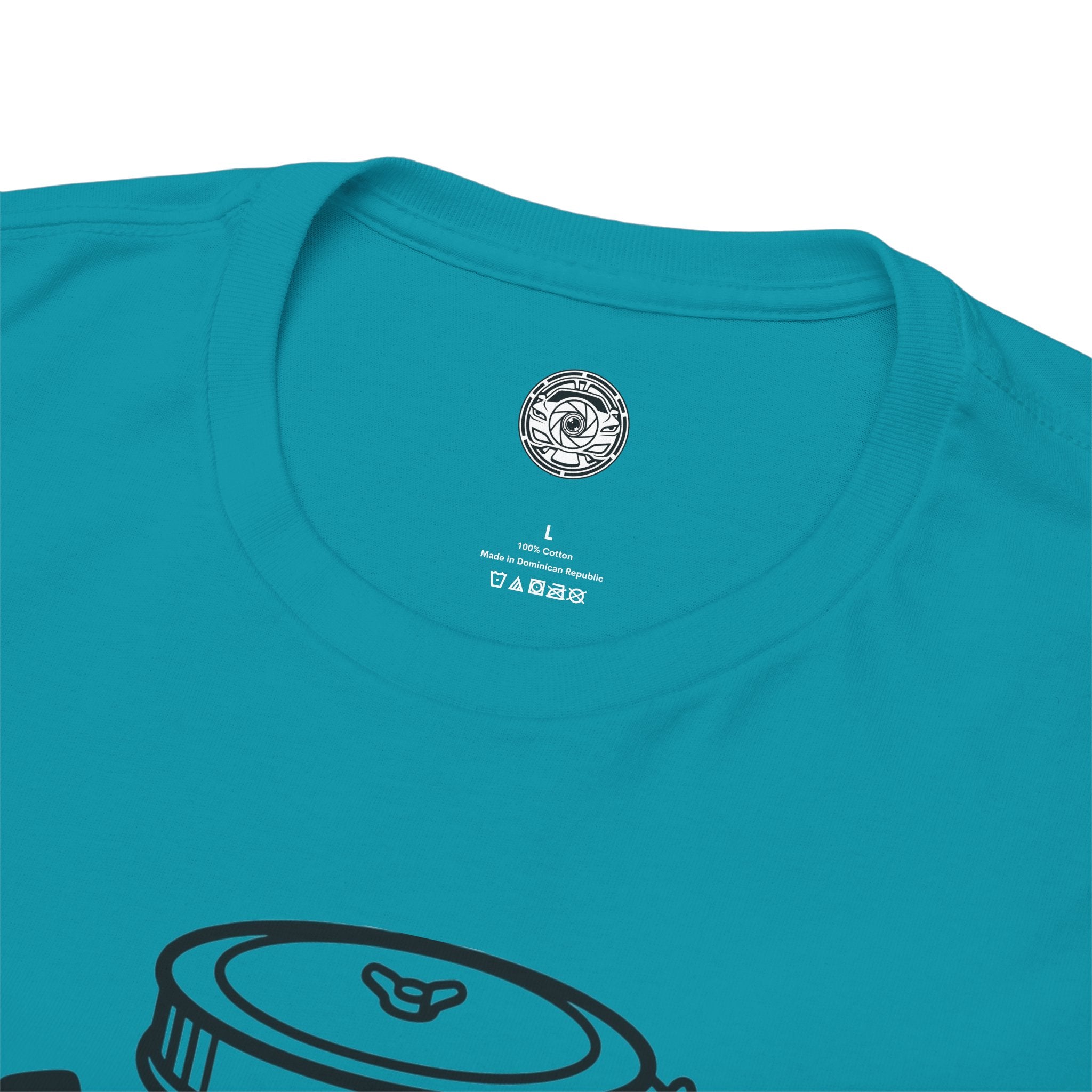 Unisex Heavy Cotton Tee — Engine Illustration (Big Block)