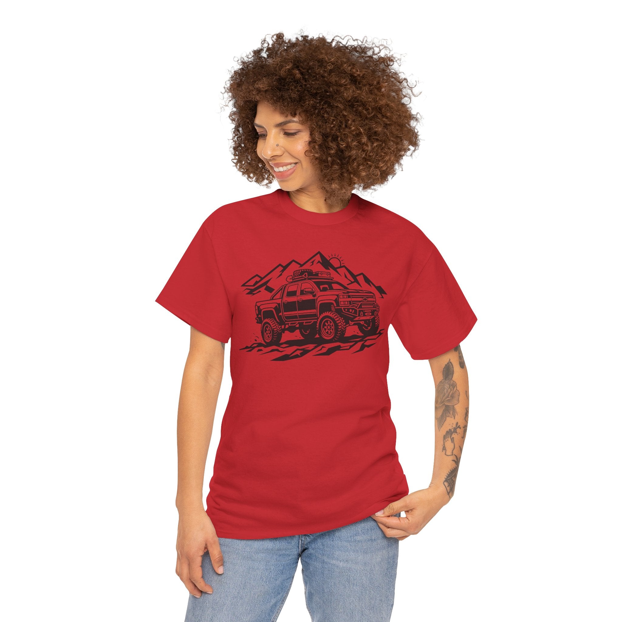 Unisex Heavy Cotton Tee — Mountain 4x4 Adventure