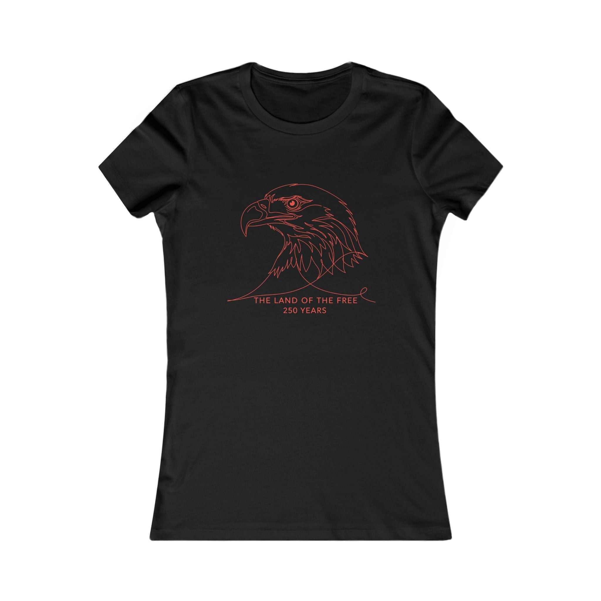 Women's Tee — Vintage Eagle "The Land of the Free"
