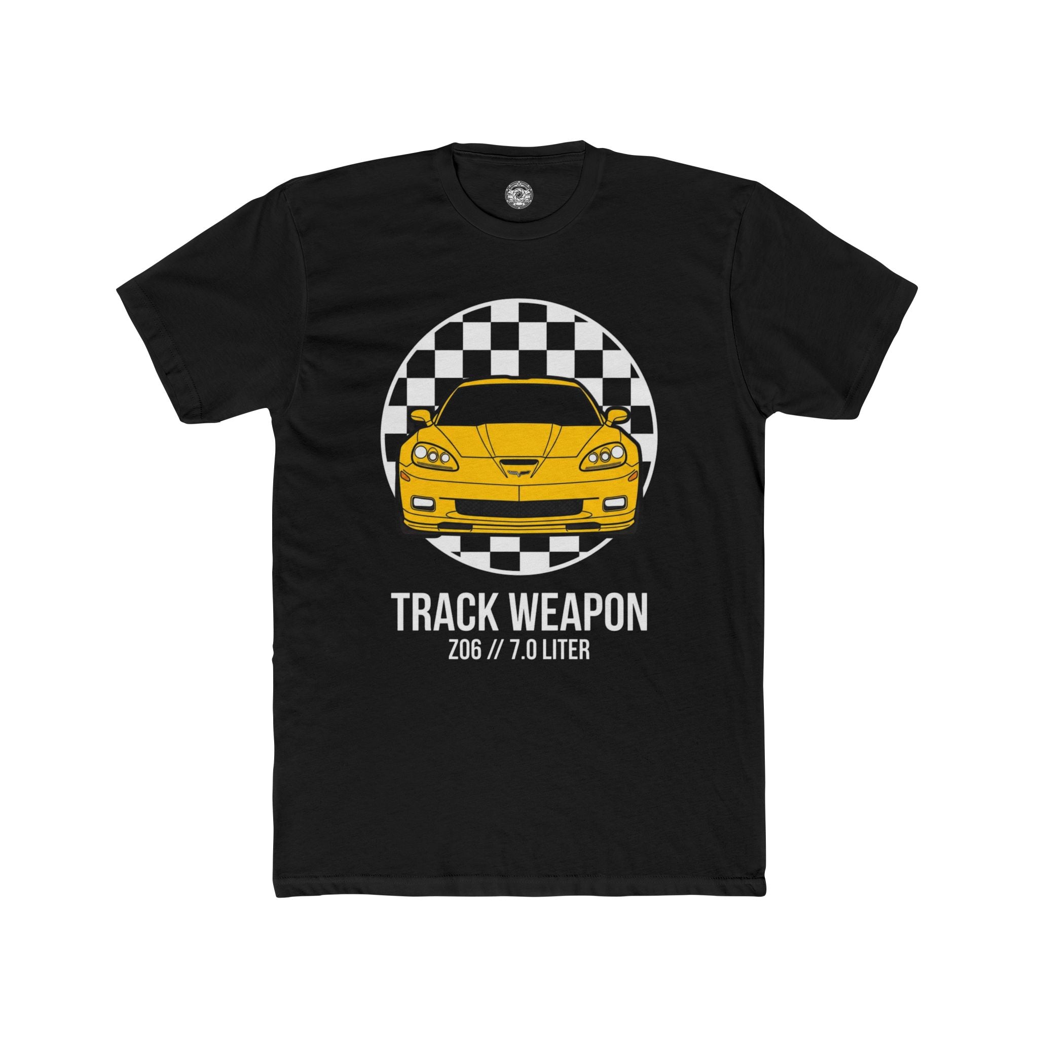 Men's Cotton Crew Tee — Track Weapon