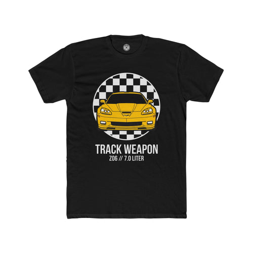Men's Cotton Crew Tee — Track Weapon
