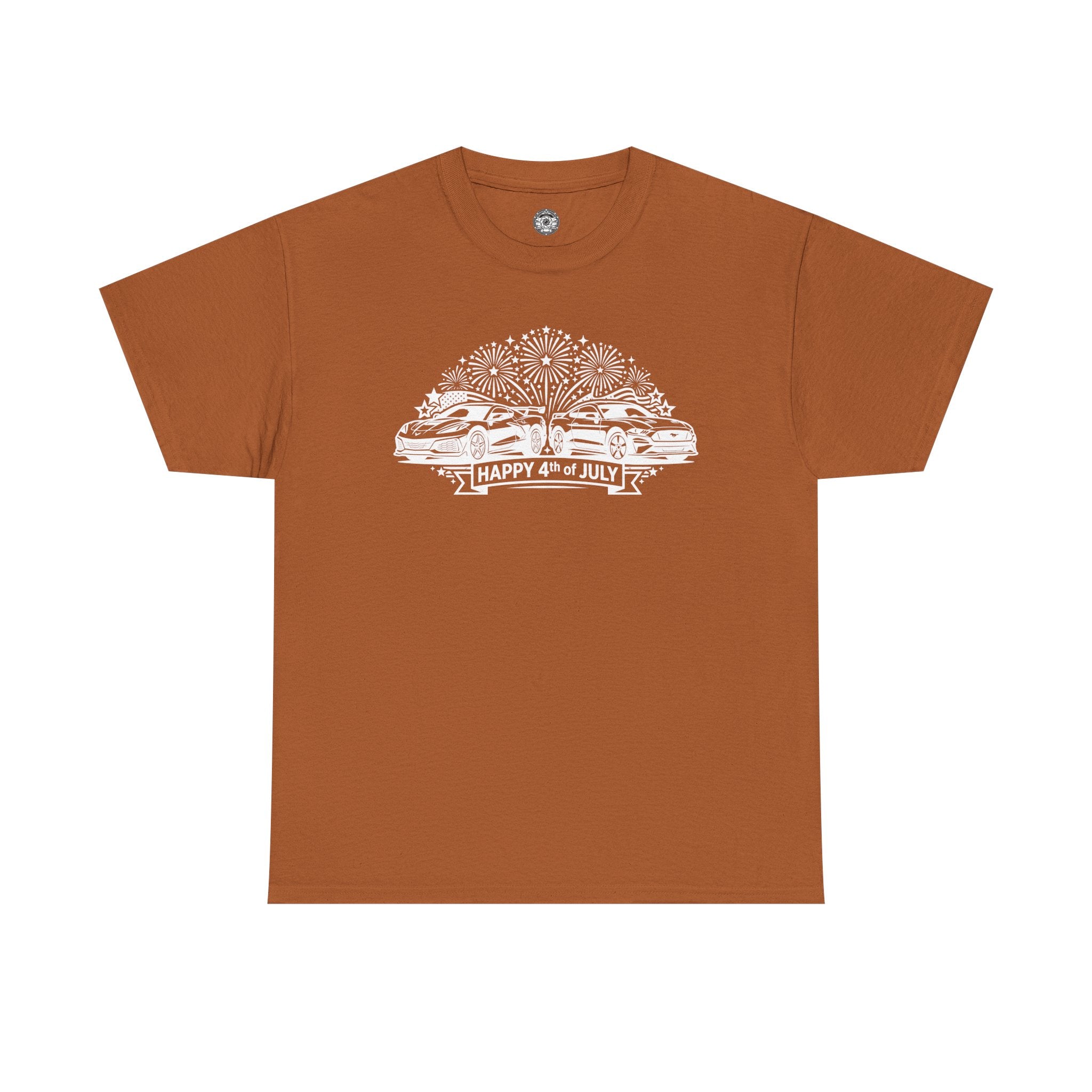 Unisex Heavy Cotton Tee — 4th of July — American V8's