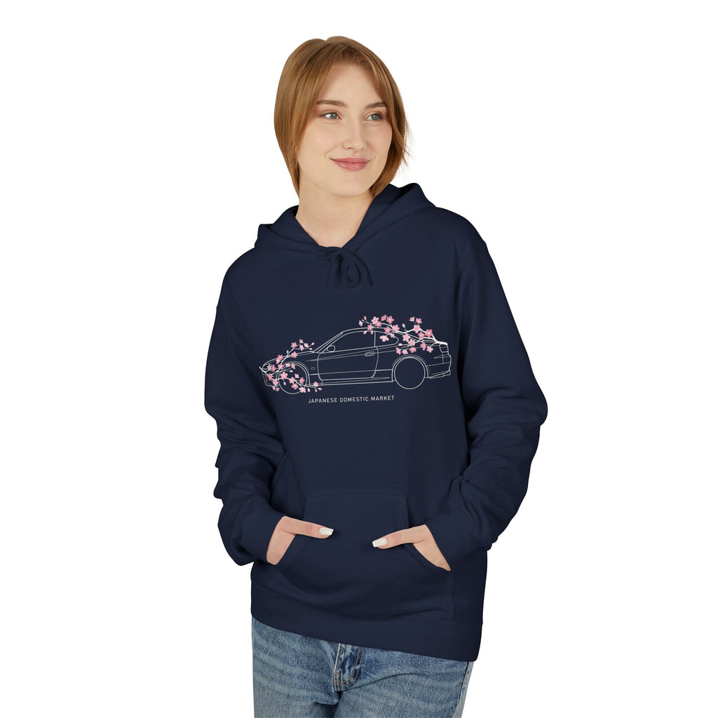 Women's Midweight Softsyle Fleece Hoodie — S15 Cherry Blossom