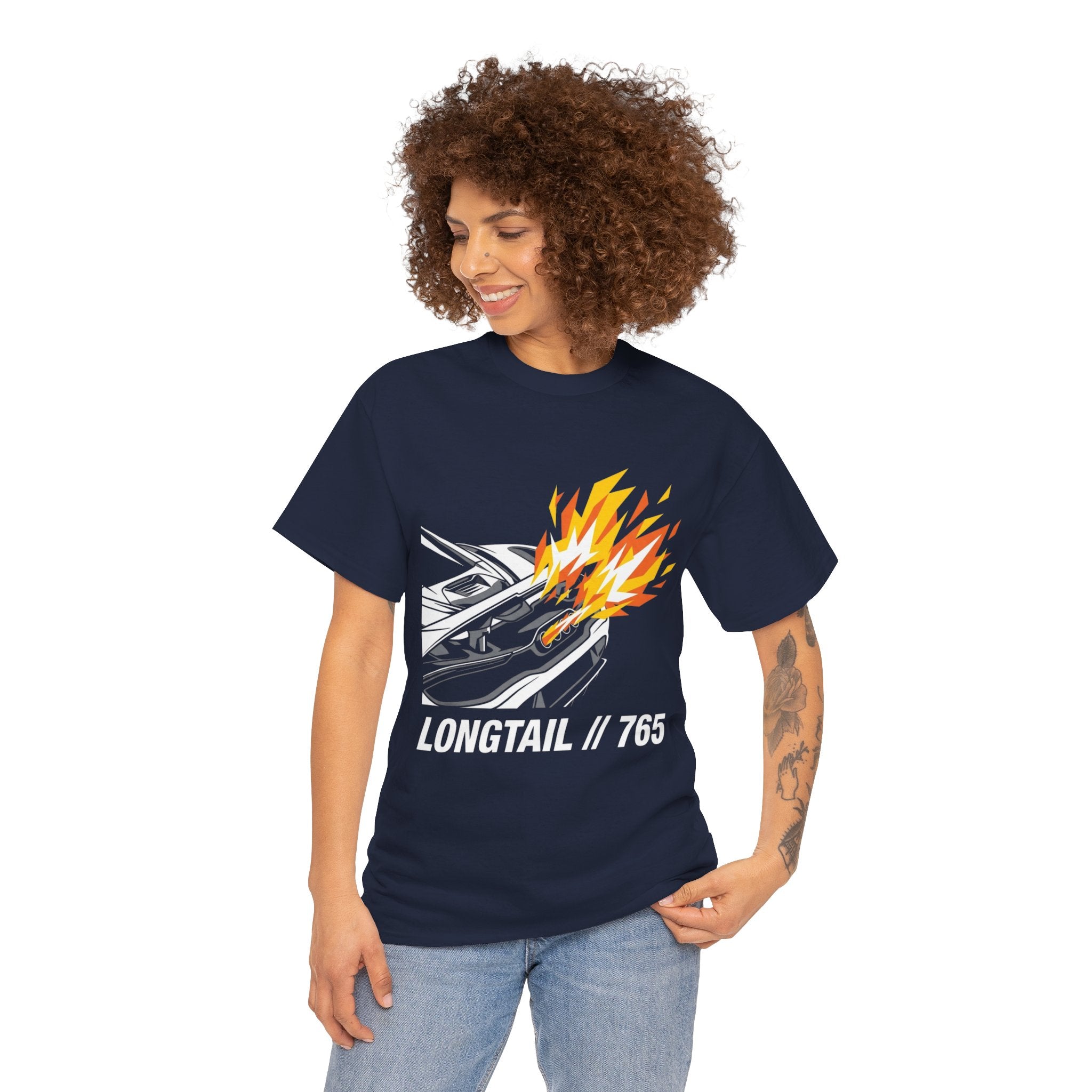 Unisex Heavy Cotton Tee — 765LT Flames