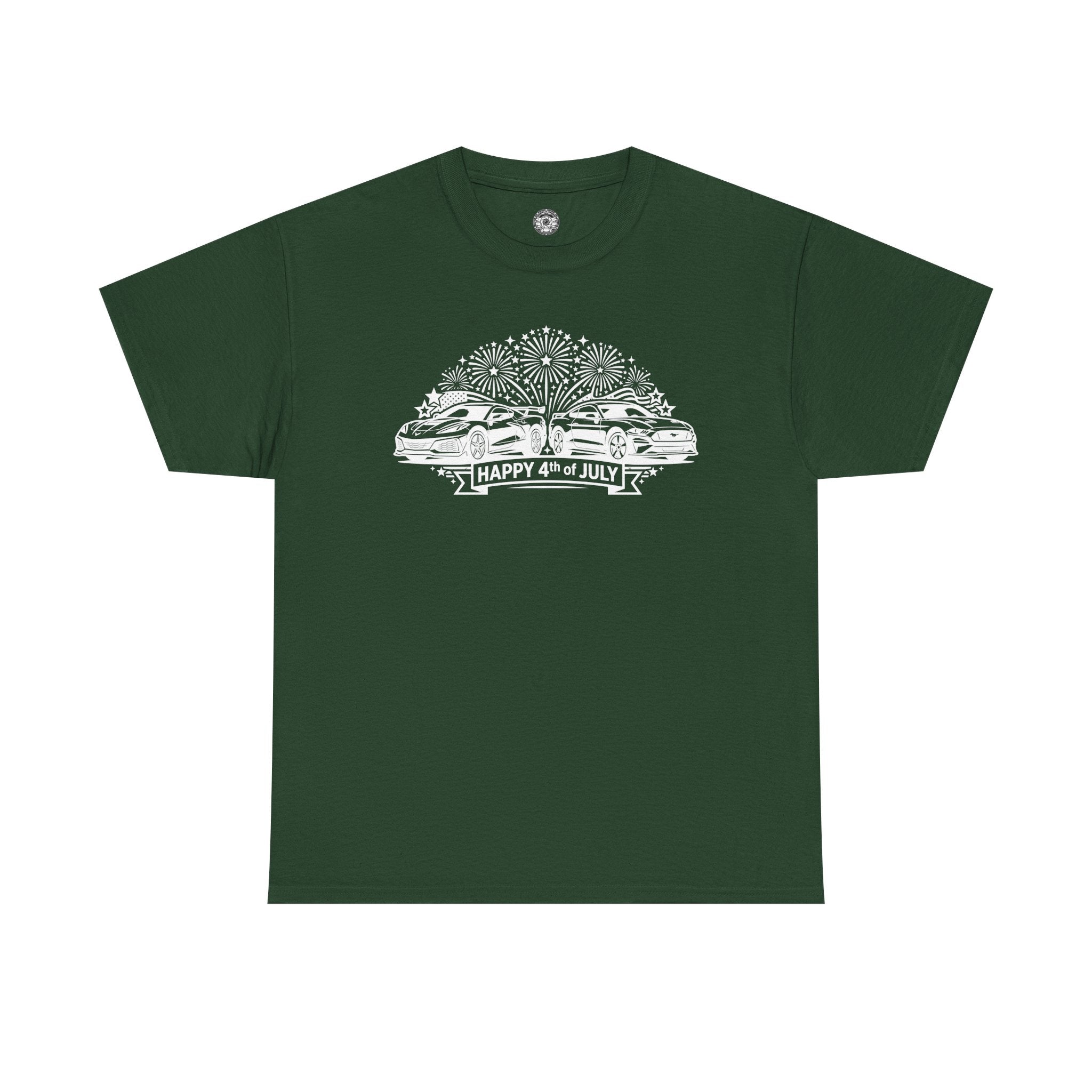 Unisex Heavy Cotton Tee — 4th of July — American V8's