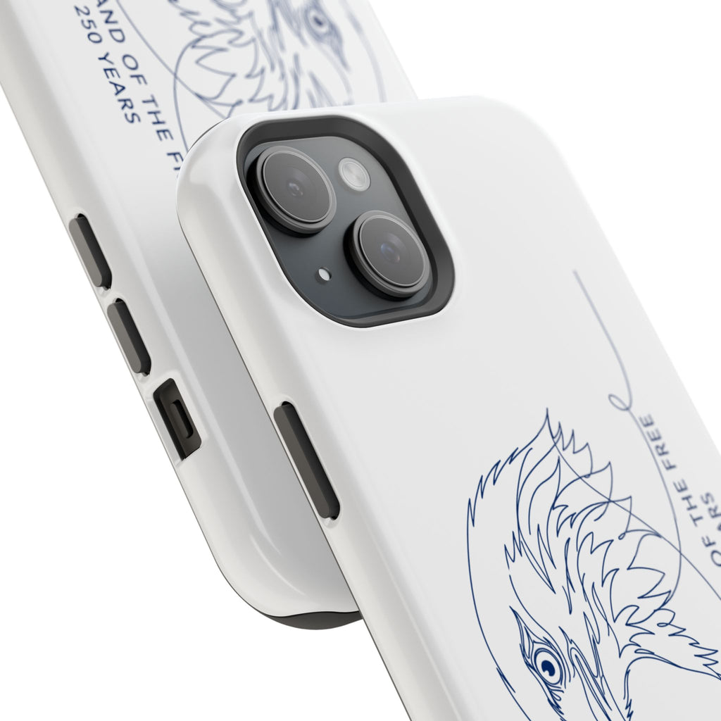 Magnetic Impact-Resistant Phone Case — "The Land of the Free" 250 Years