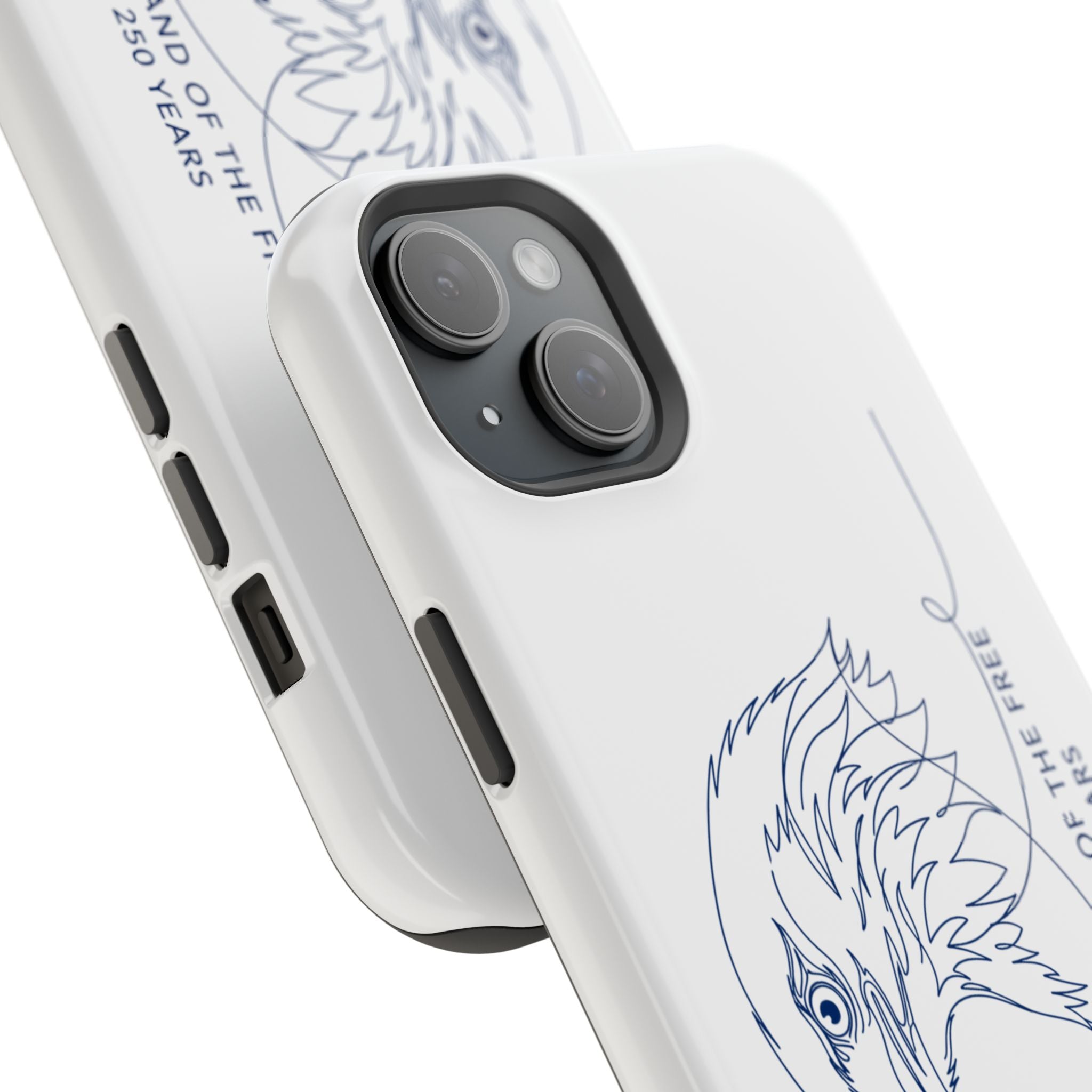 Magnetic Impact-Resistant Phone Case — "The Land of the Free" 250 Years