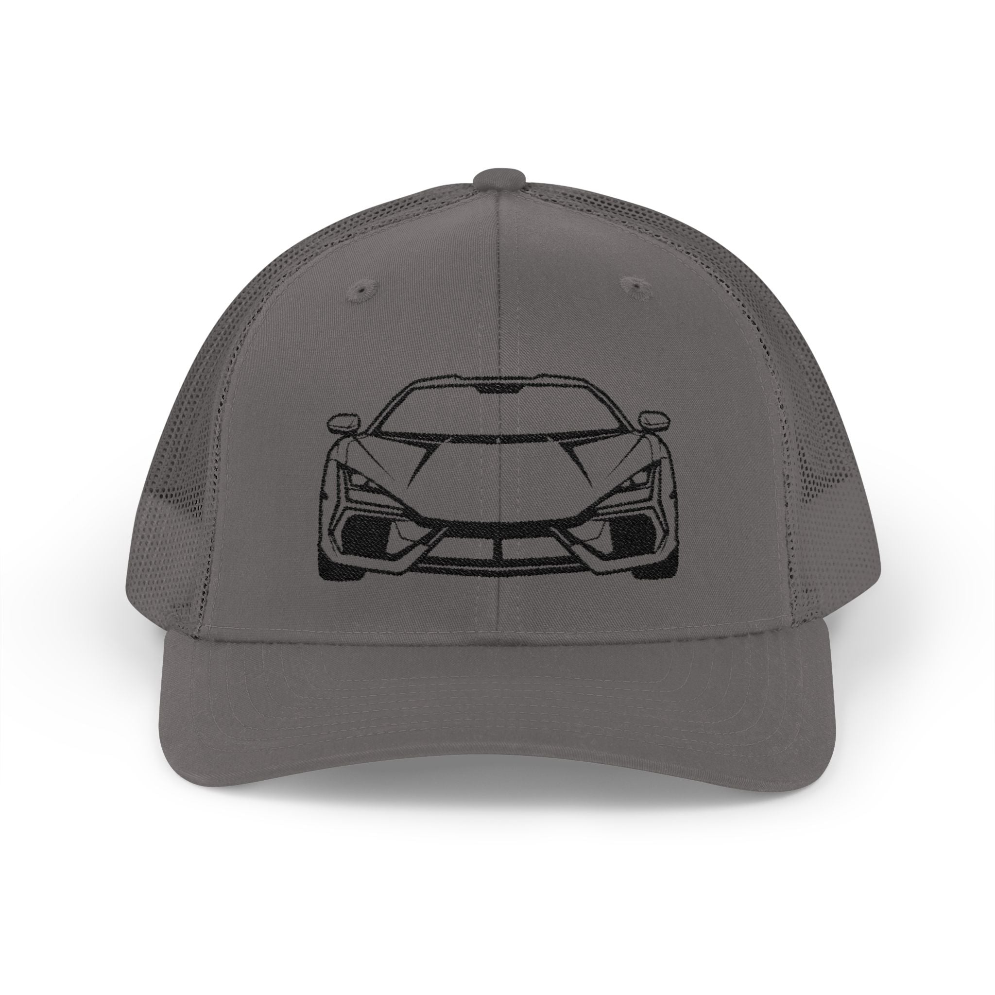 Snapback Trucker Cap — V12 Hybrid Minimalist Outline